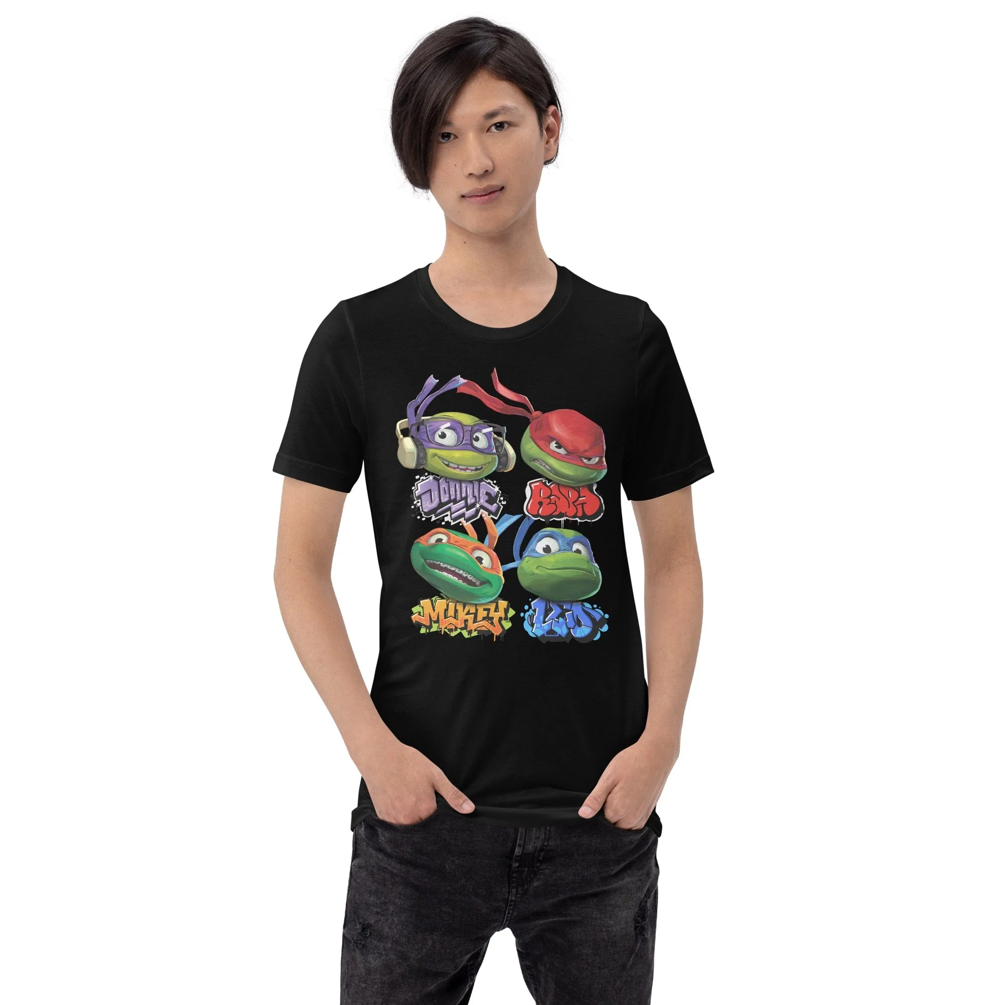 Teenage Mutant Ninja Turtles: Mutant Mayhem Turtle Heads T-Shirt - Image 3