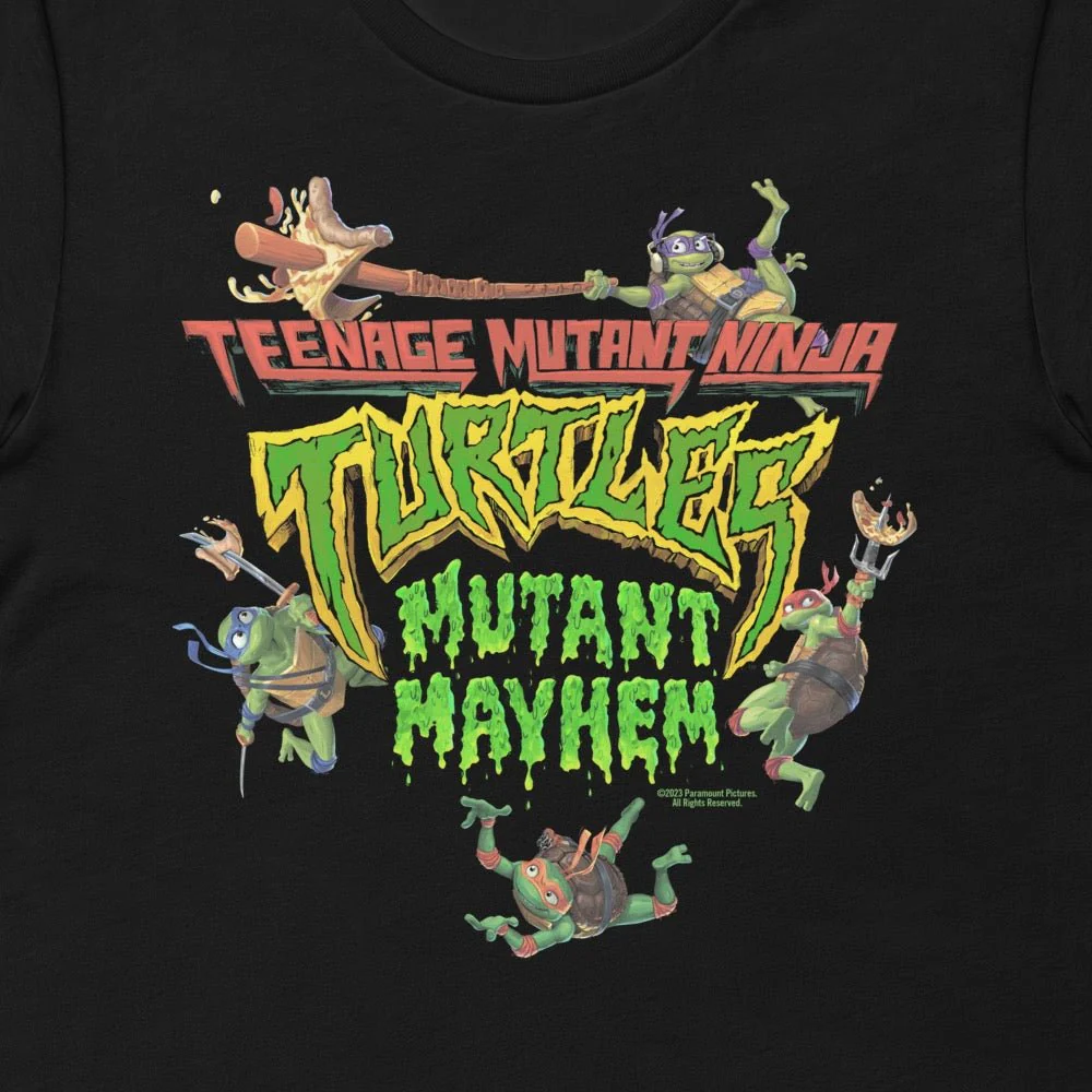 Teenage Mutant Ninja Turtles: Mutant Mayhem As Seen On American Ninja Warriors T-Shirt - Image 2