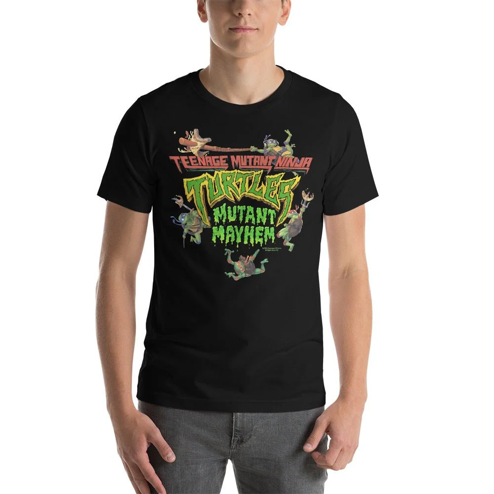 Teenage Mutant Ninja Turtles: Mutant Mayhem As Seen On American Ninja Warriors T-Shirt - Image 3