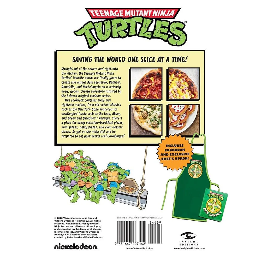 Teenage Mutant Ninja Turtles Pizza Cookbook Gift Set - Image 4