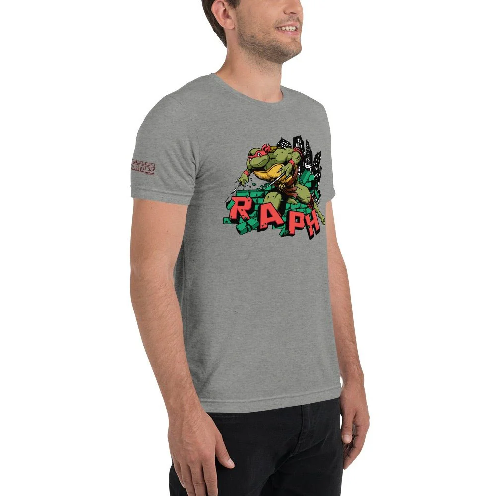 Teenage Mutant Ninja Turtles Raph Unisex Tri-Blend T-Shirt - Image 6