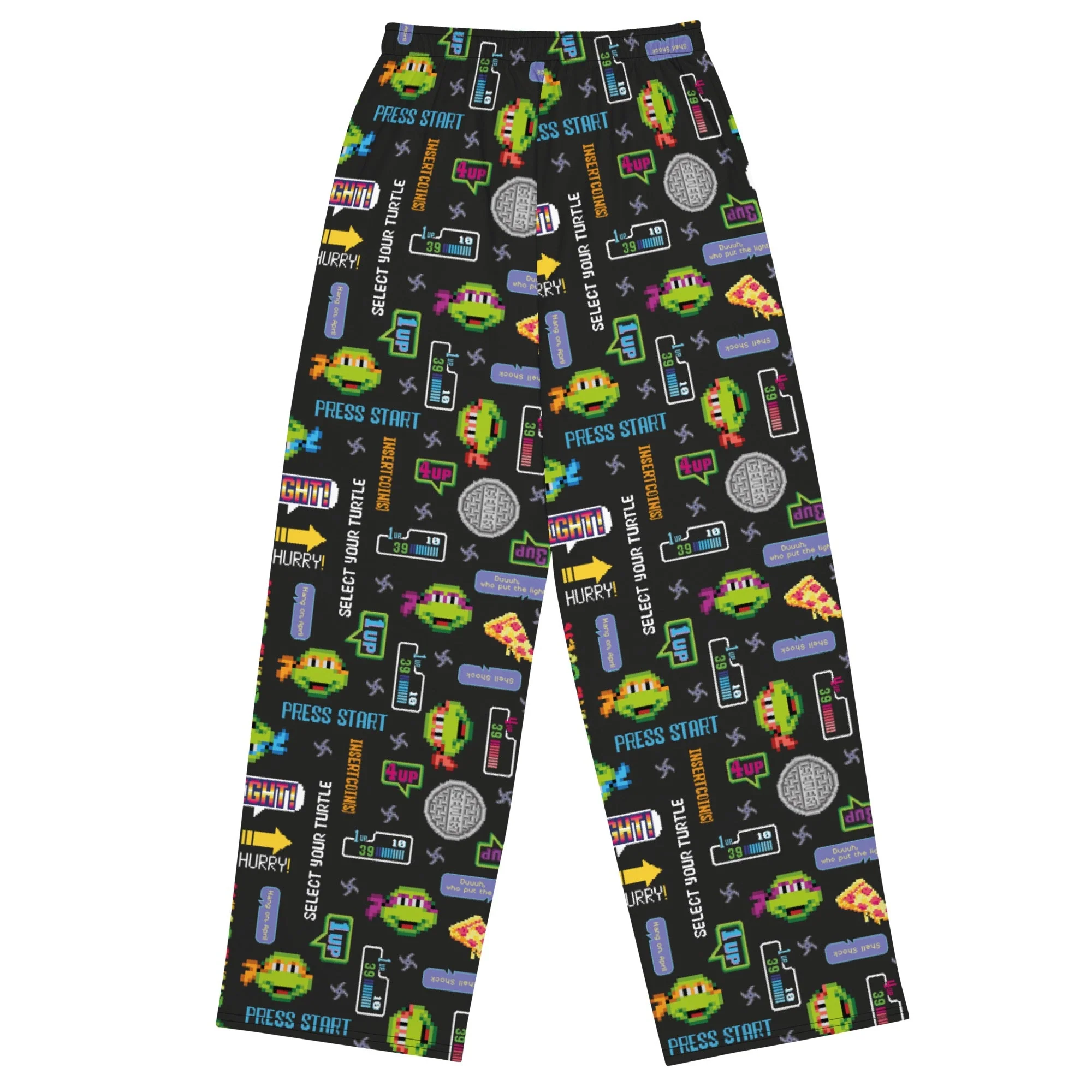 Teenage Mutant Ninja Turtles Retro Arcade Pajama Pants - Image 3