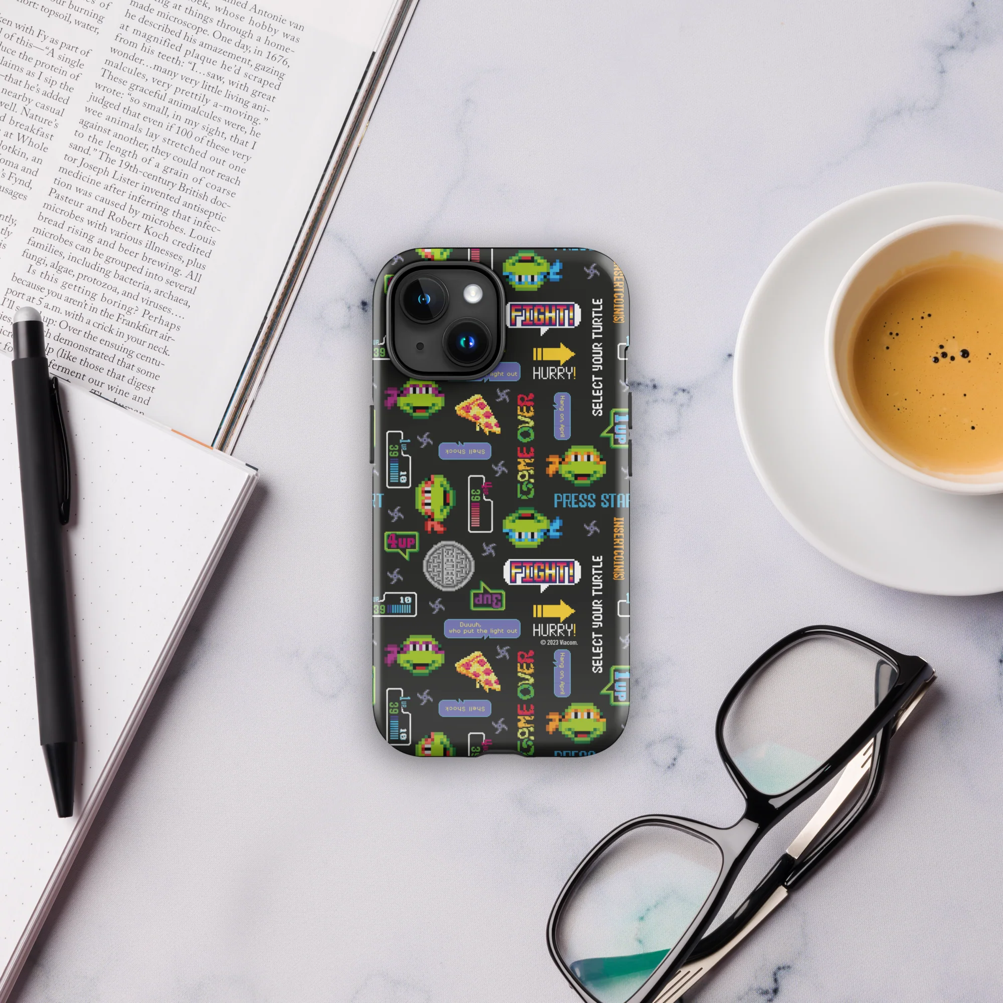 Teenage Mutant Ninja Turtles Video Game Pattern Tough Phone Case - iPhone - Image 16