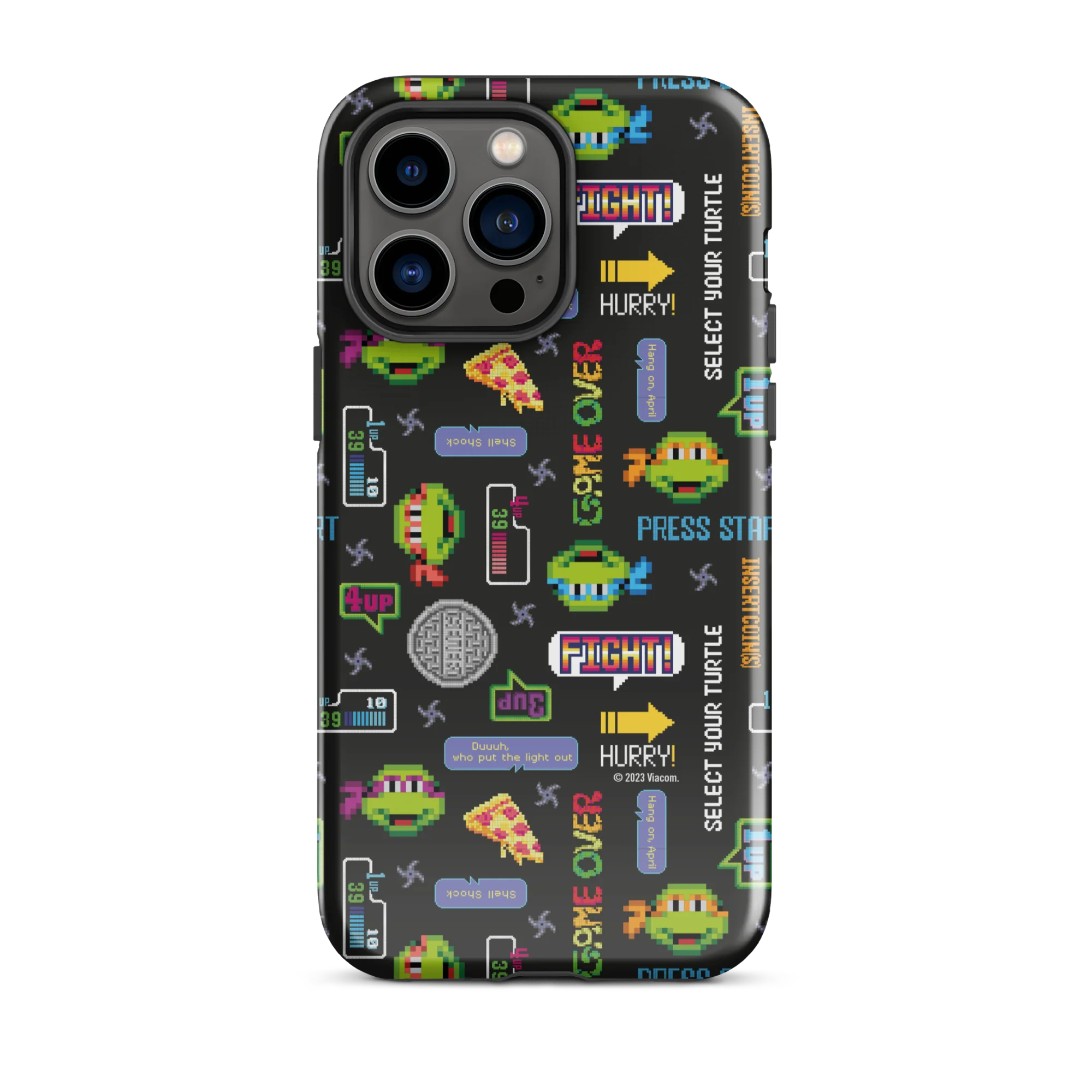 Teenage Mutant Ninja Turtles Video Game Pattern Tough Phone Case - iPhone - Image 17