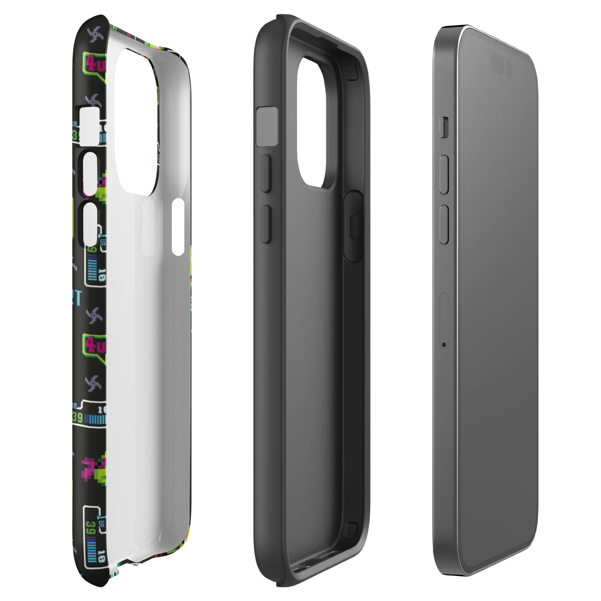 Teenage Mutant Ninja Turtles Video Game Pattern Tough Phone Case - iPhone - Image 18