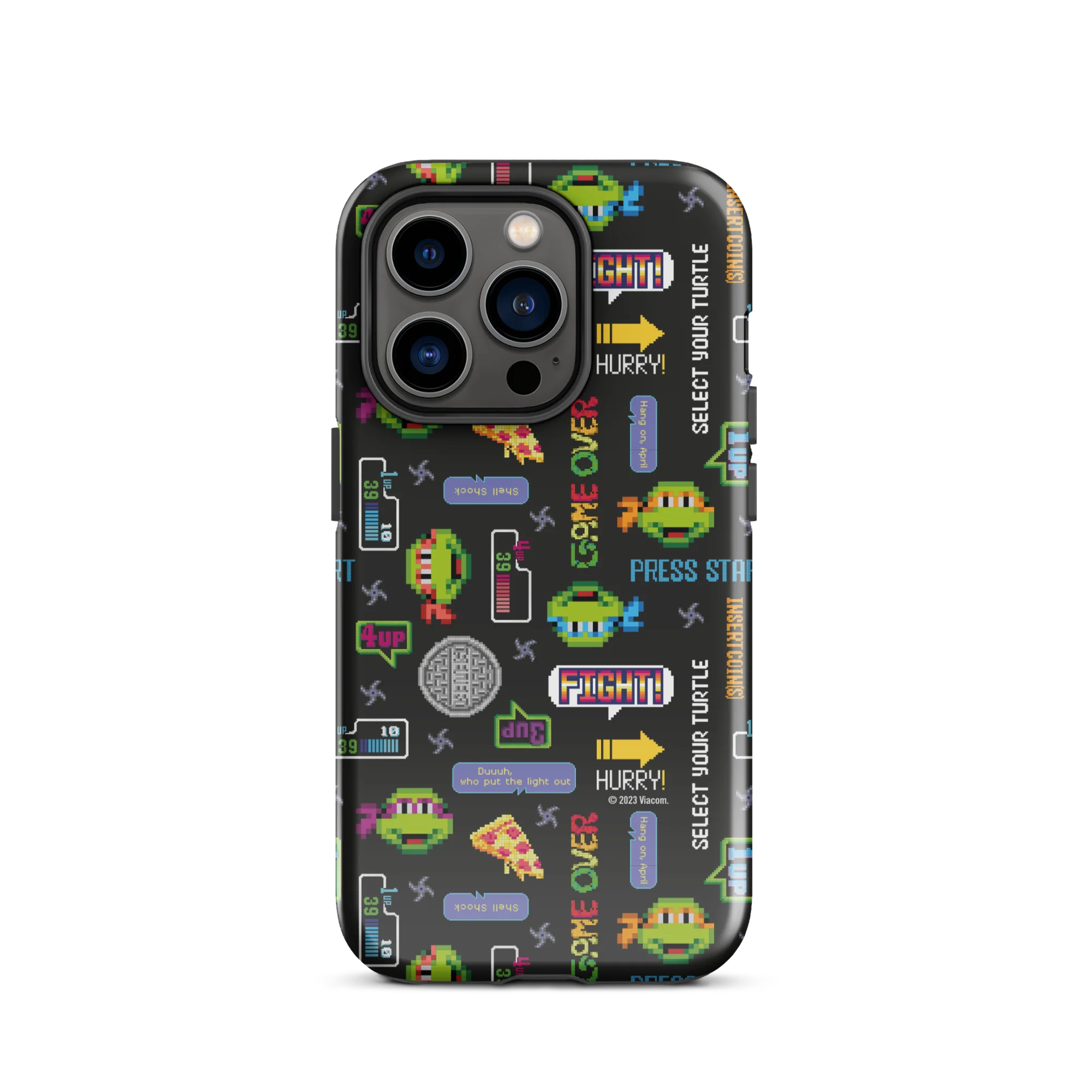Teenage Mutant Ninja Turtles Video Game Pattern Tough Phone Case - iPhone - Image 20