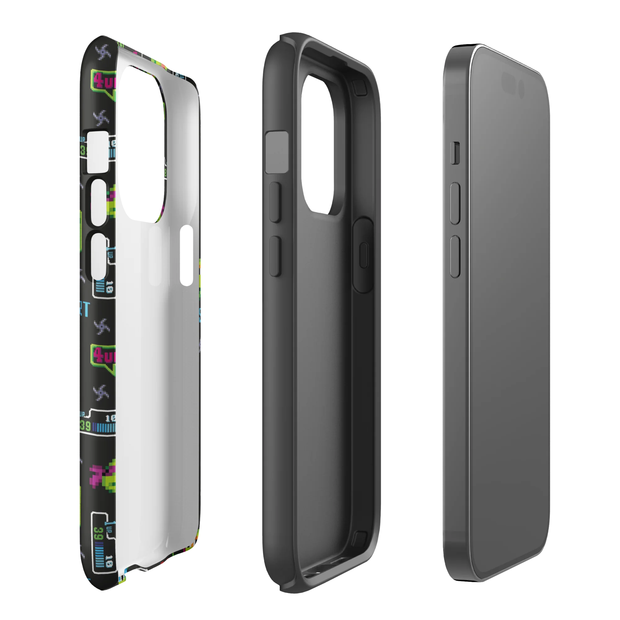 Teenage Mutant Ninja Turtles Video Game Pattern Tough Phone Case - iPhone - Image 21
