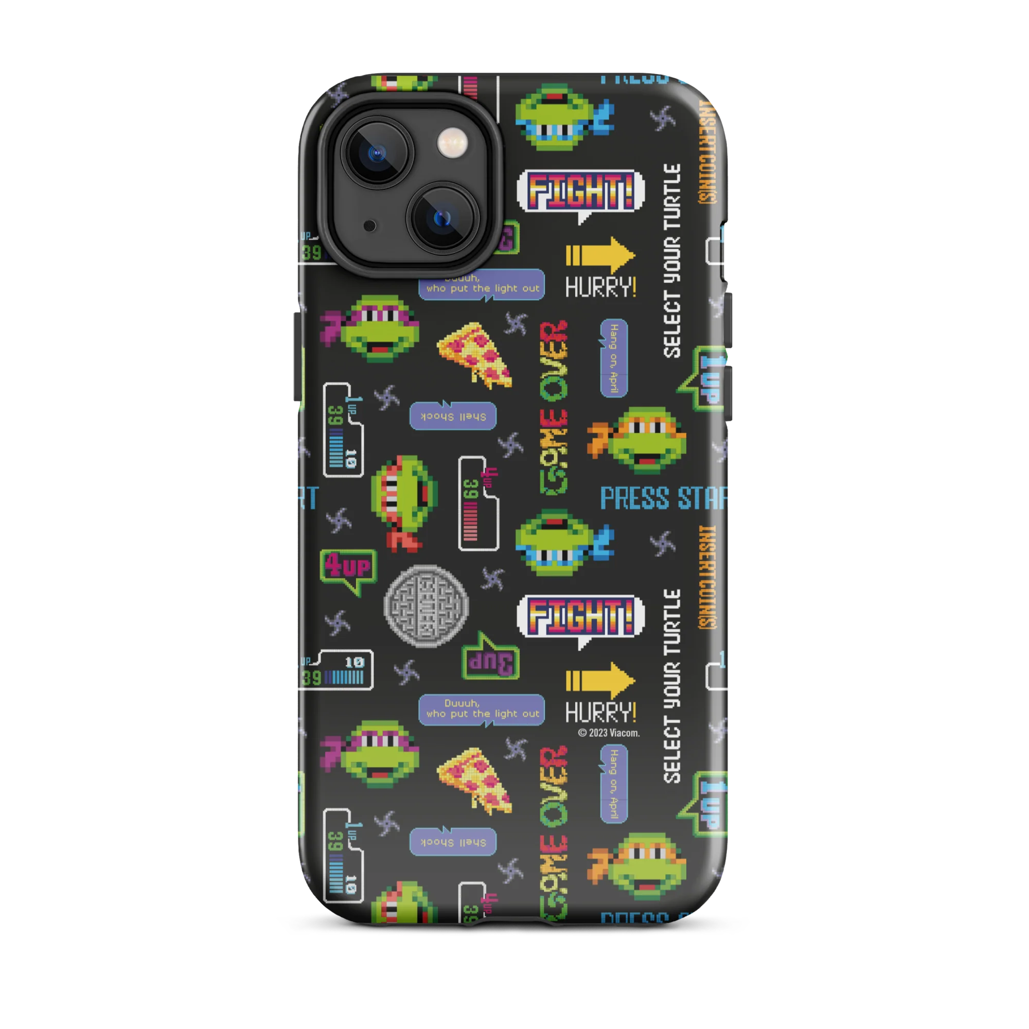 Teenage Mutant Ninja Turtles Video Game Pattern Tough Phone Case - iPhone - Image 23