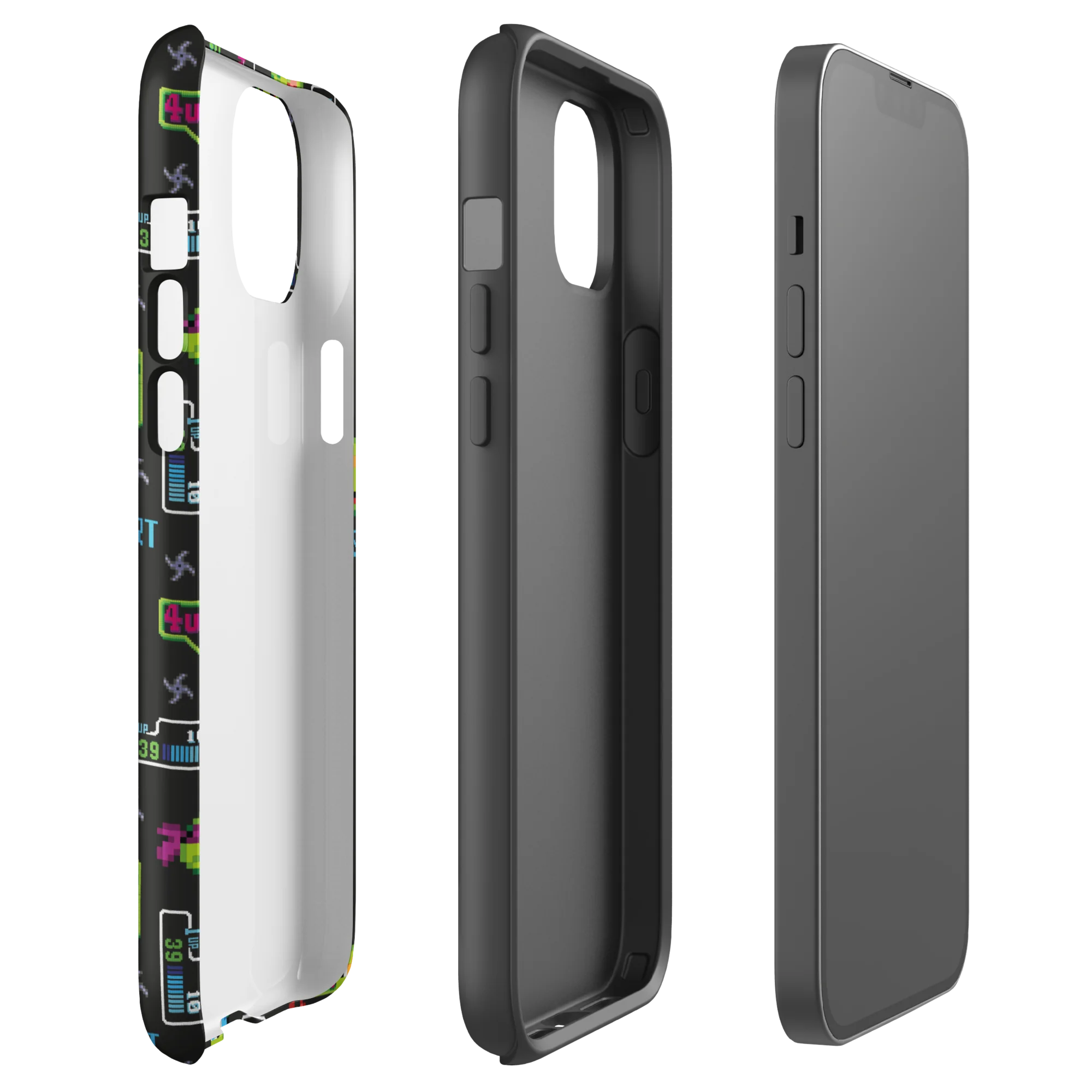 Teenage Mutant Ninja Turtles Video Game Pattern Tough Phone Case - iPhone - Image 24