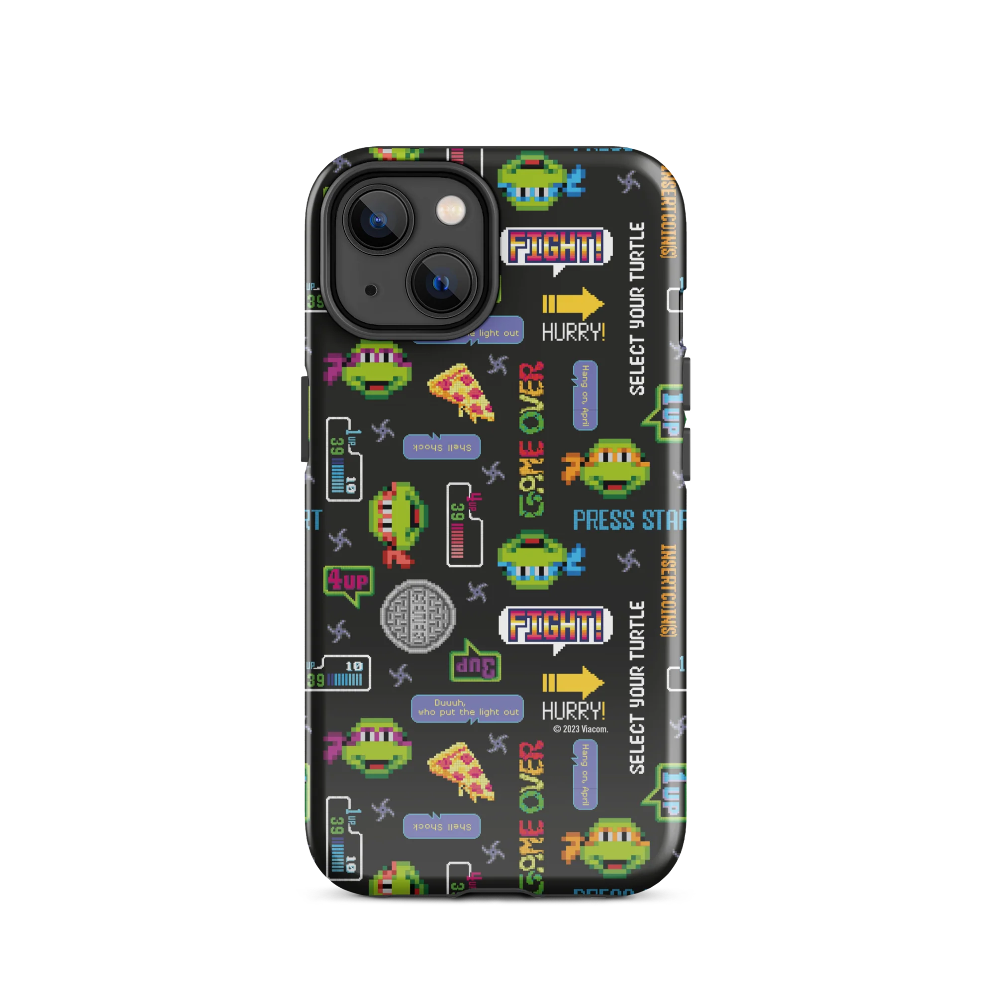 Teenage Mutant Ninja Turtles Video Game Pattern Tough Phone Case - iPhone - Image 26