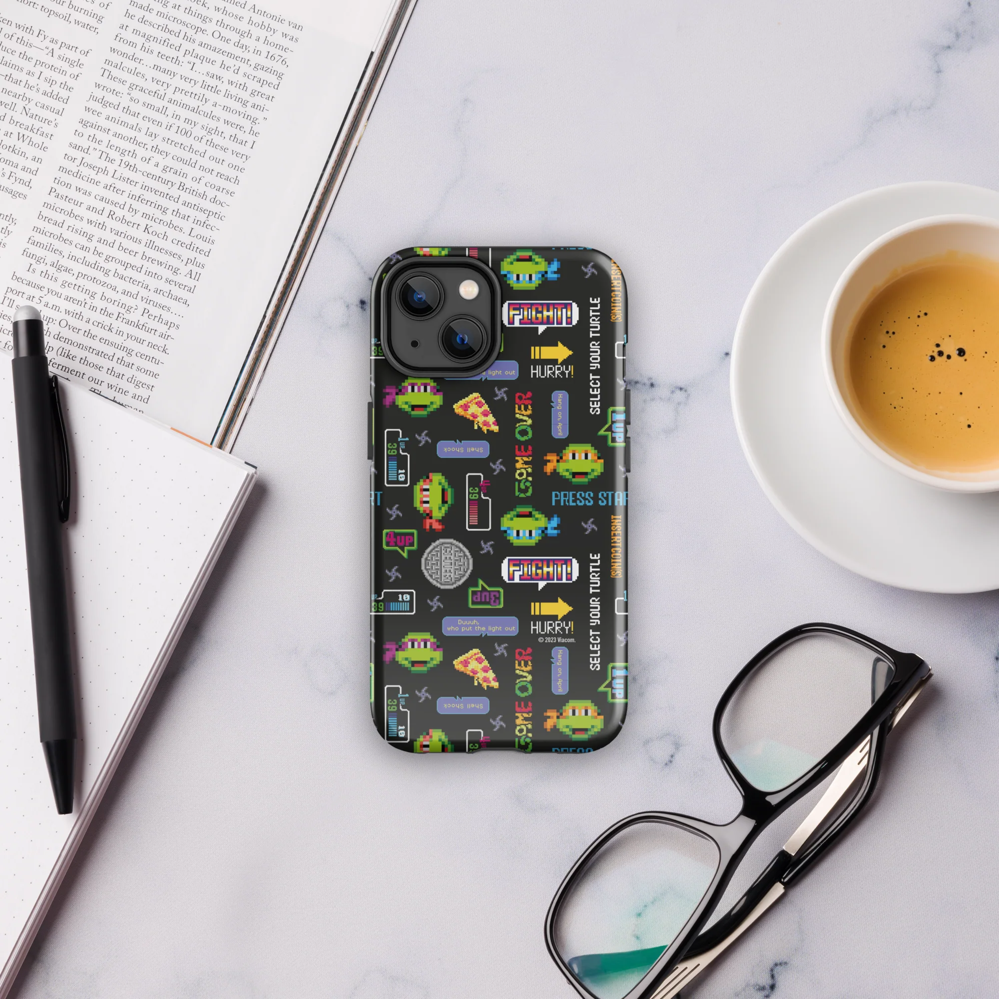 Teenage Mutant Ninja Turtles Video Game Pattern Tough Phone Case - iPhone - Image 28