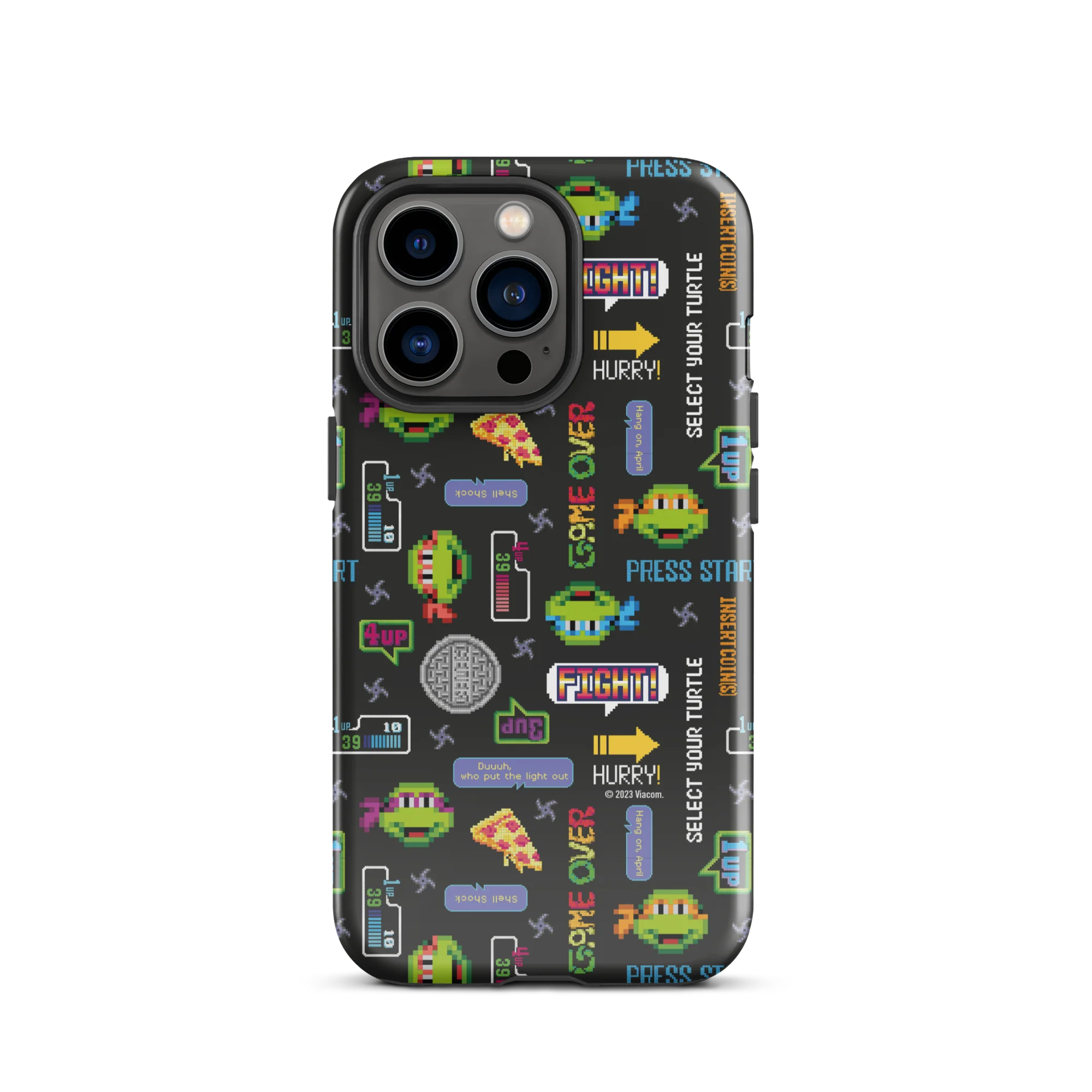 Teenage Mutant Ninja Turtles Video Game Pattern Tough Phone Case - iPhone - Image 32
