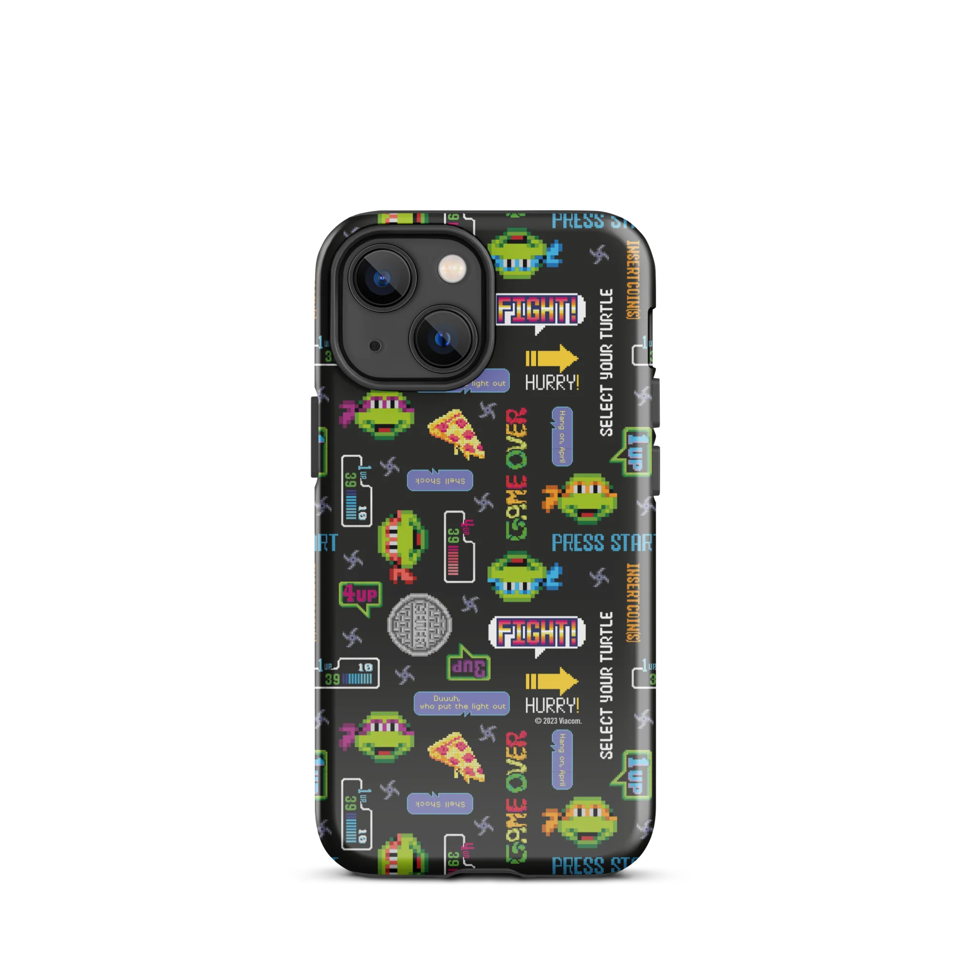 Teenage Mutant Ninja Turtles Video Game Pattern Tough Phone Case - iPhone - Image 35