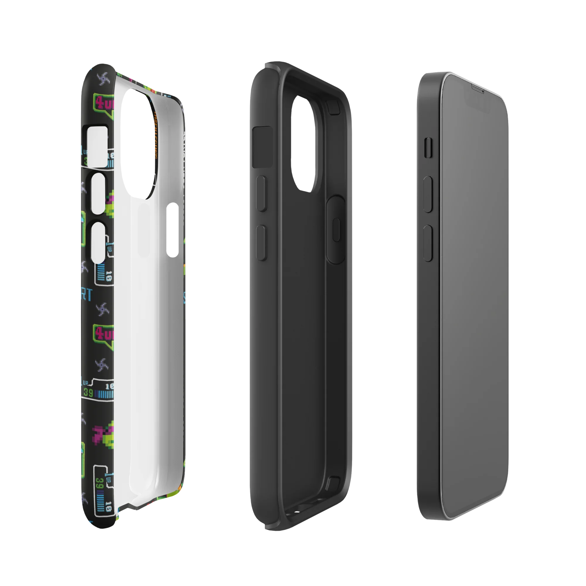 Teenage Mutant Ninja Turtles Video Game Pattern Tough Phone Case - iPhone - Image 36