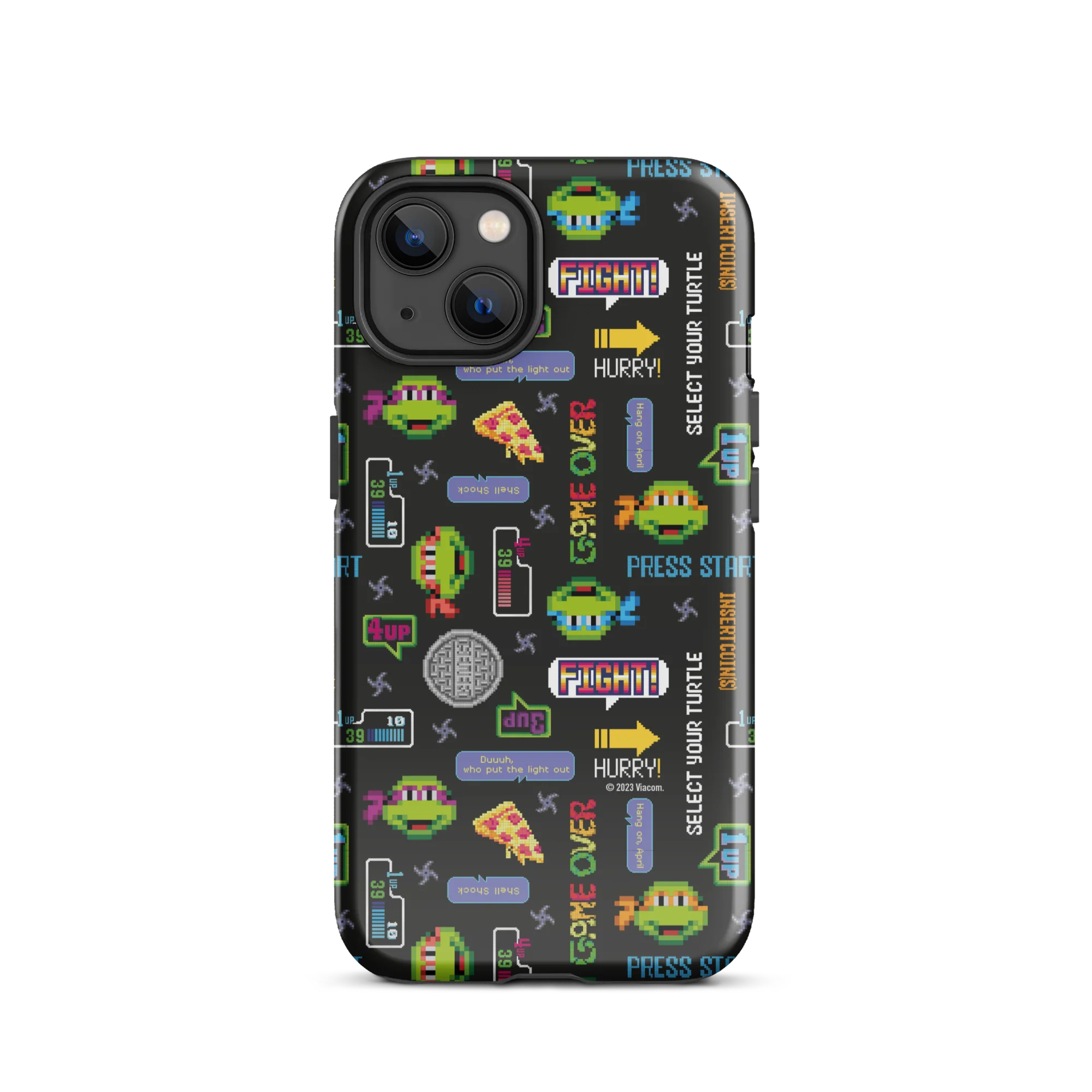 Teenage Mutant Ninja Turtles Video Game Pattern Tough Phone Case - iPhone - Image 38