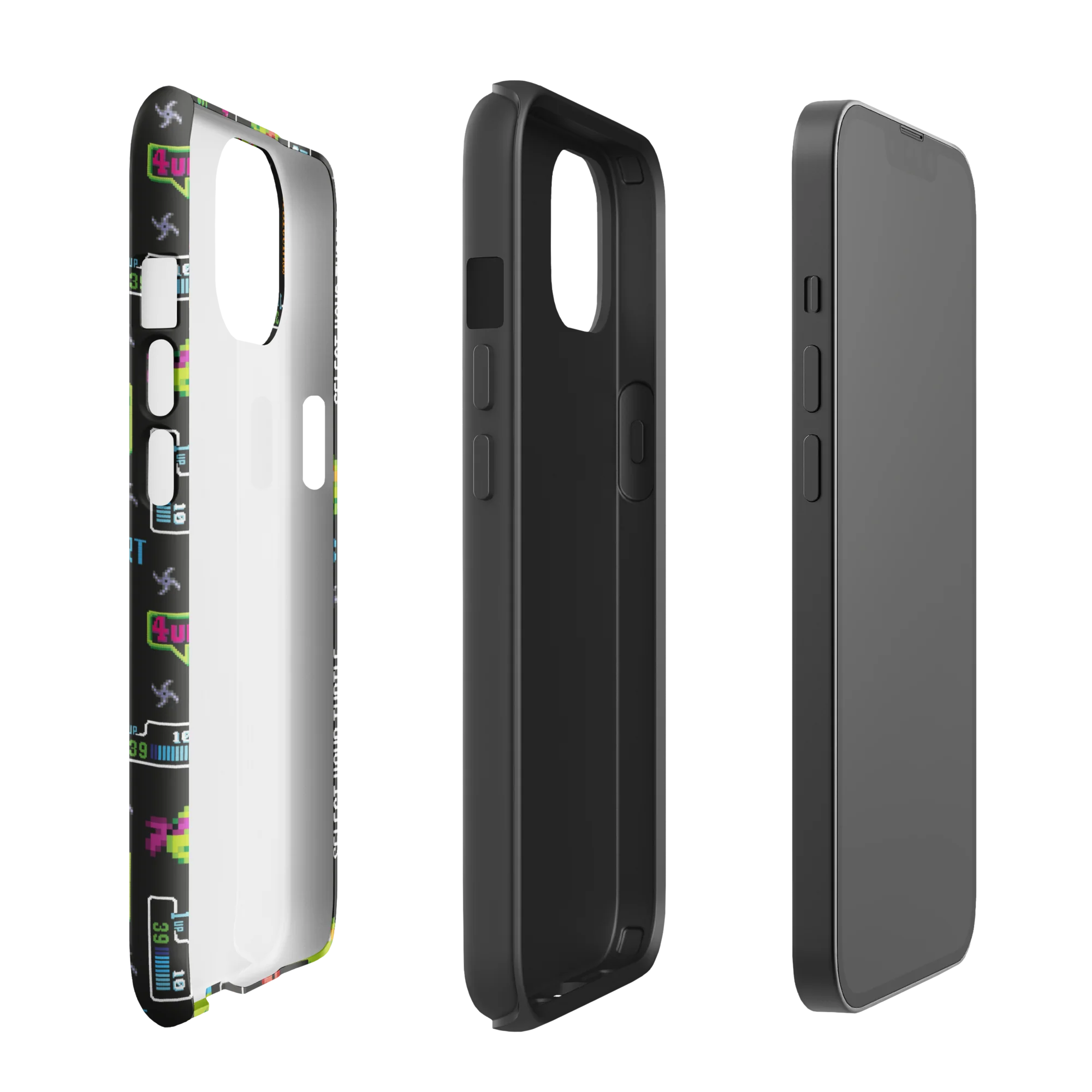 Teenage Mutant Ninja Turtles Video Game Pattern Tough Phone Case - iPhone - Image 39