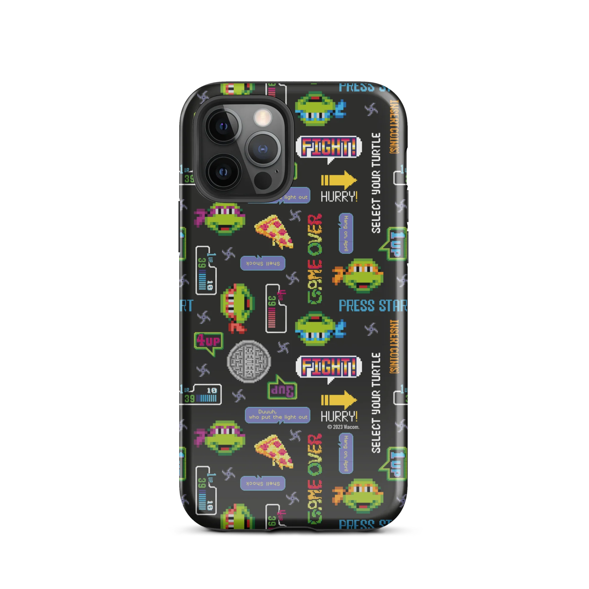 Teenage Mutant Ninja Turtles Video Game Pattern Tough Phone Case - iPhone - Image 44