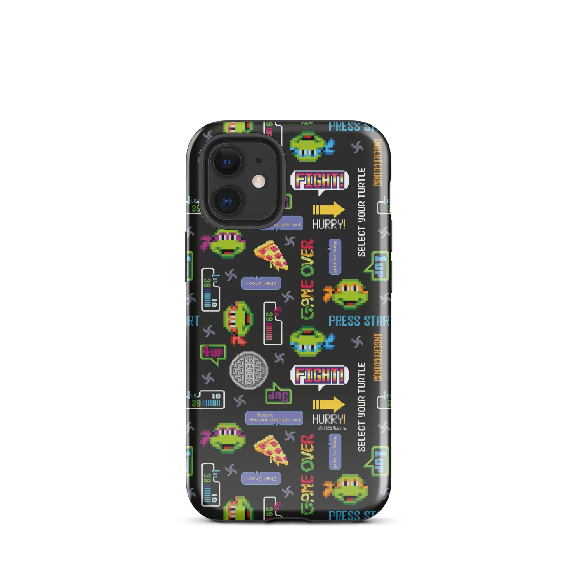 Teenage Mutant Ninja Turtles Video Game Pattern Tough Phone Case - iPhone - Image 47