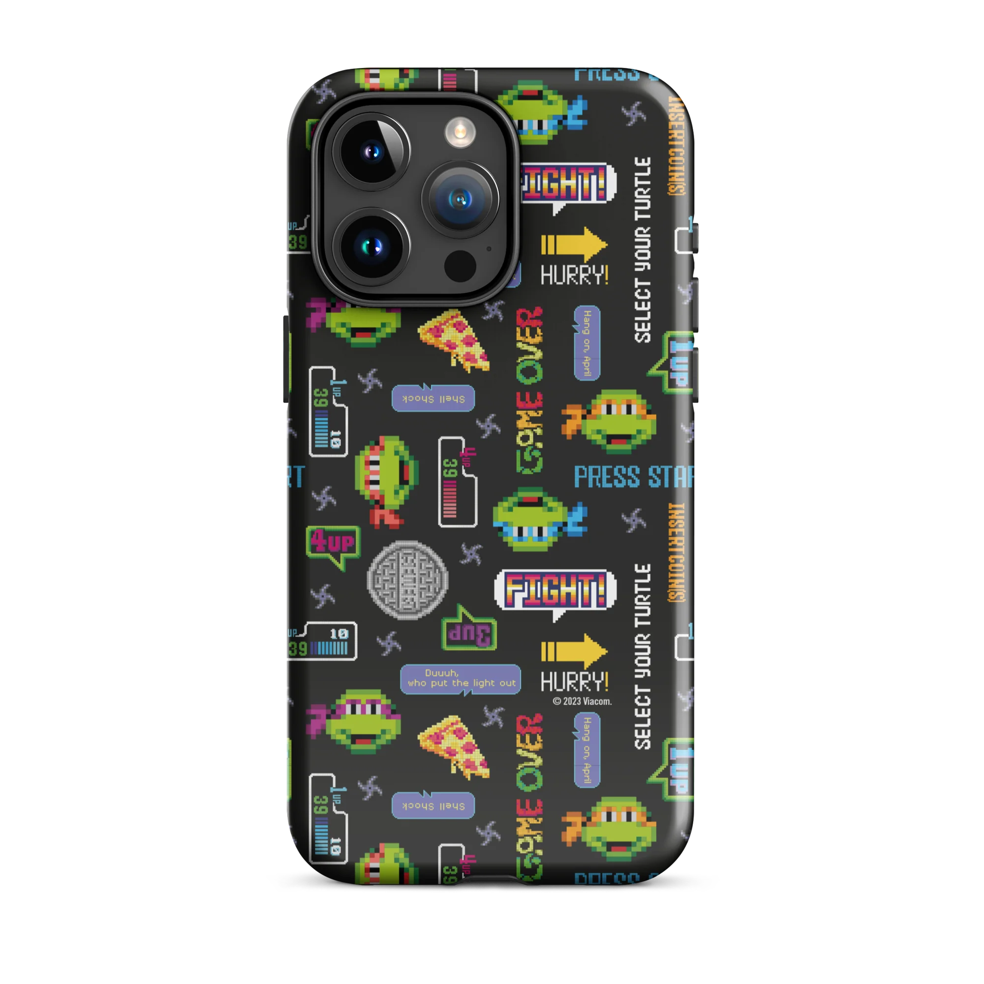 Teenage Mutant Ninja Turtles Video Game Pattern Tough Phone Case - iPhone - Image 5