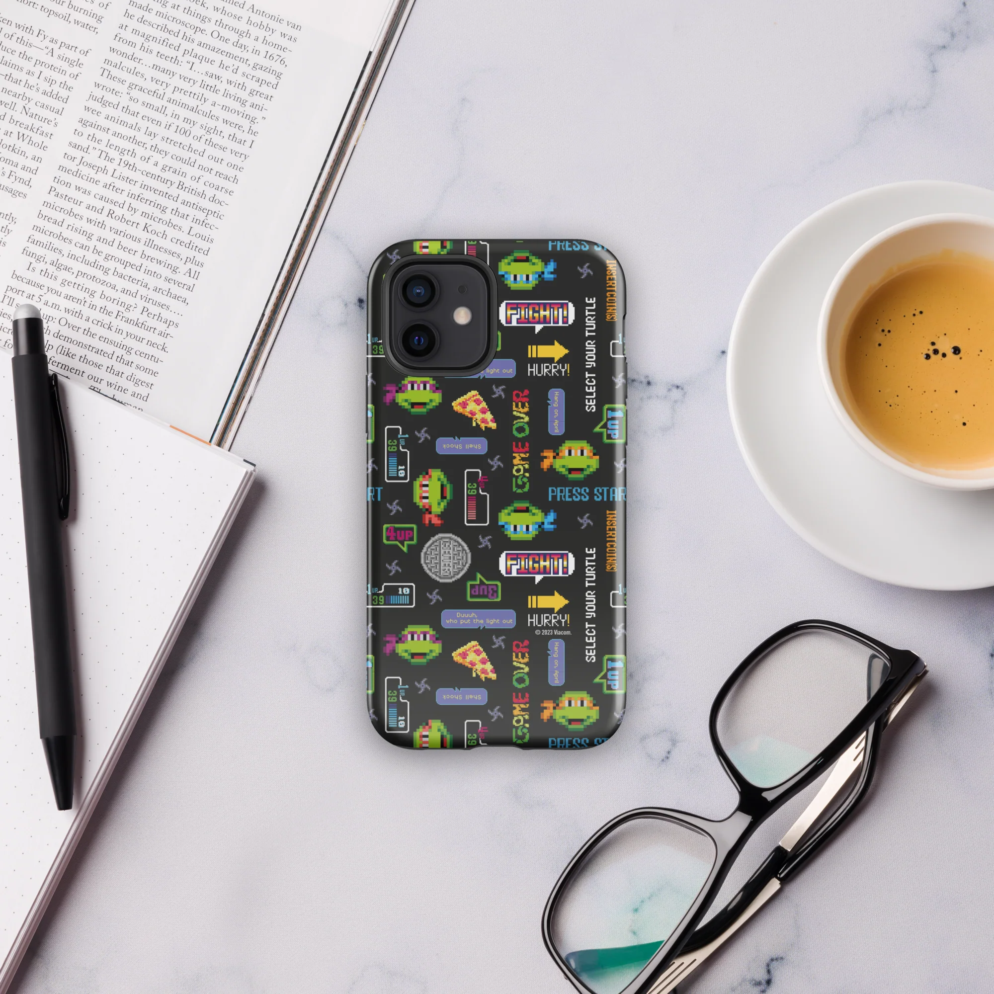 Teenage Mutant Ninja Turtles Video Game Pattern Tough Phone Case - iPhone - Image 52