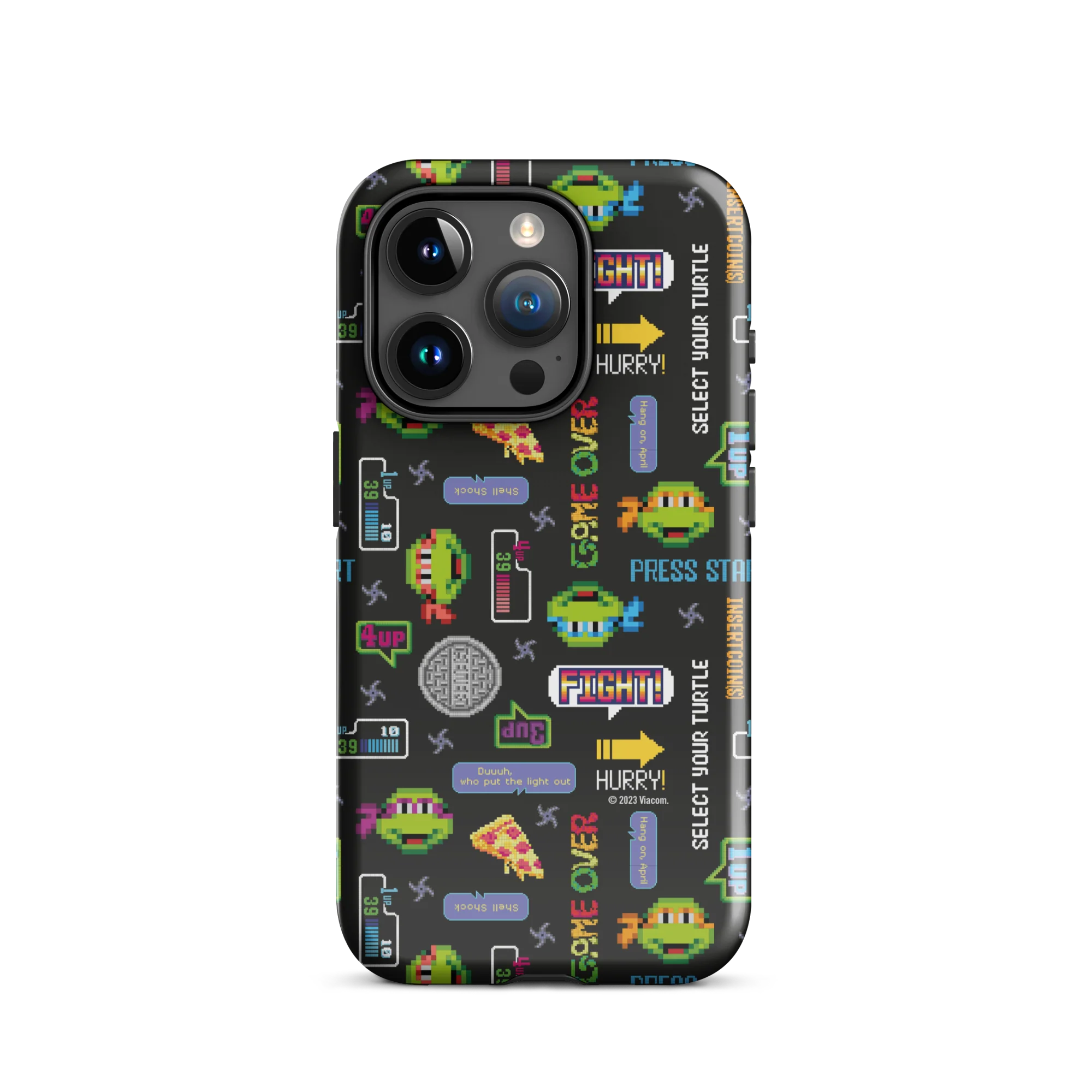 Teenage Mutant Ninja Turtles Video Game Pattern Tough Phone Case - iPhone - Image 8