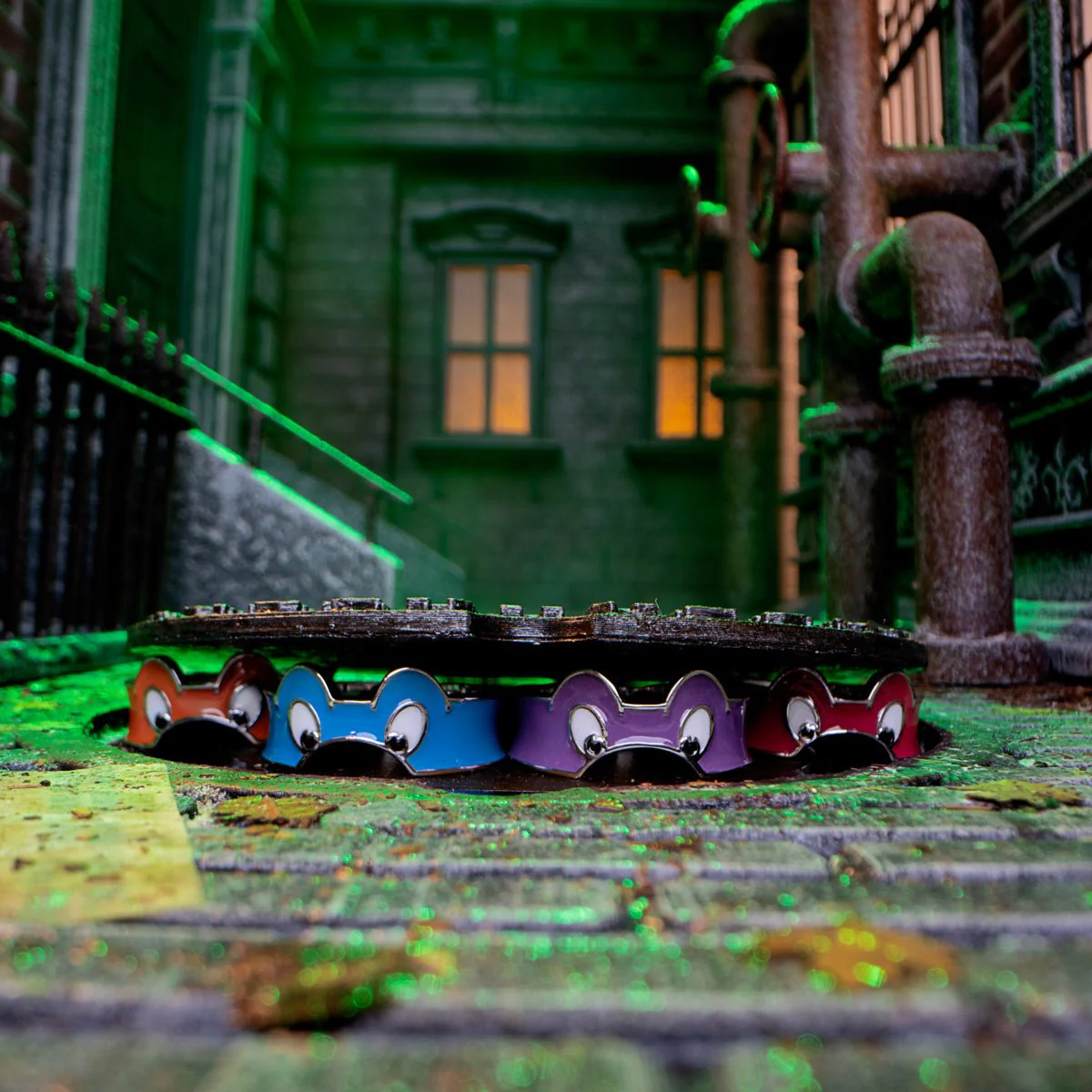 Teenage Mutant Ninja Turtles x RockLove Michelangelo Mask Ring - Image 4