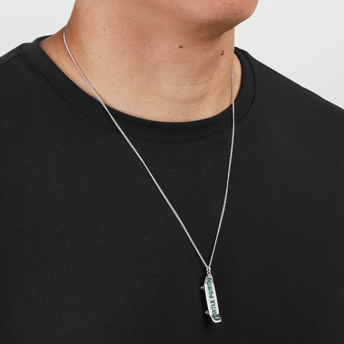 Teenage Mutant Ninja Turtles x RockLove Skateboard Necklace - Image 3