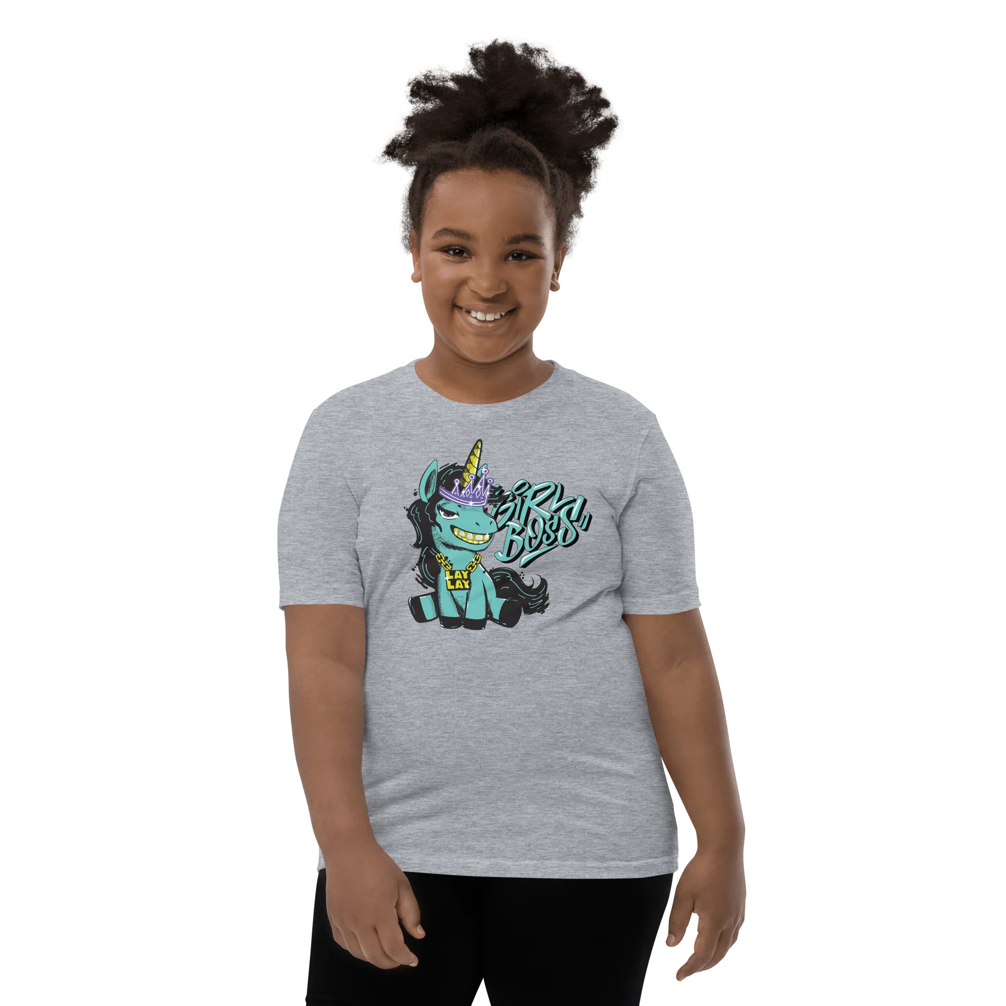 That Girl Lay Lay Girl Boss Kids Premium T-Shirt - Image 3