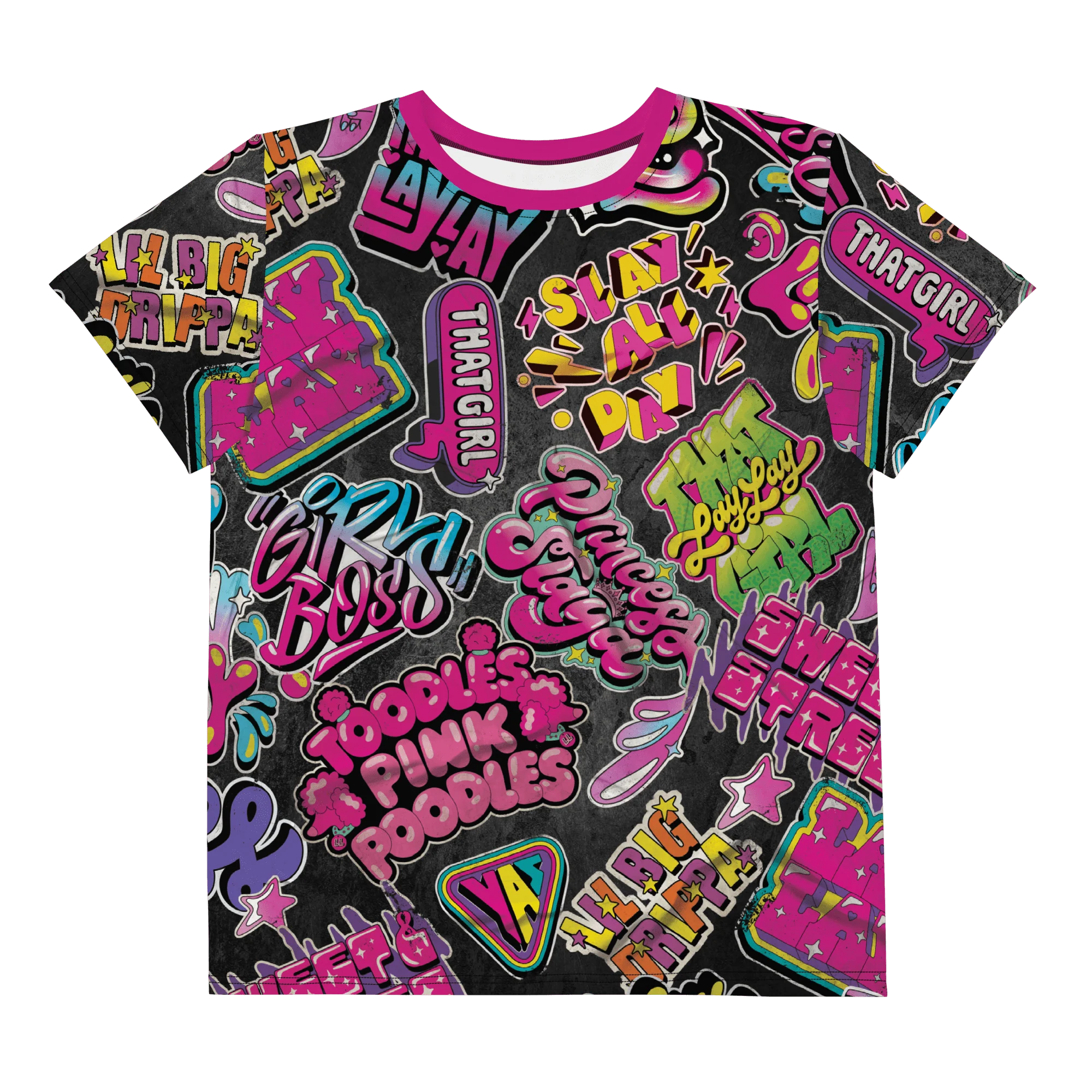 That Girl Lay Lay Princess Slaya Kids Short Sleeve T-Shirt