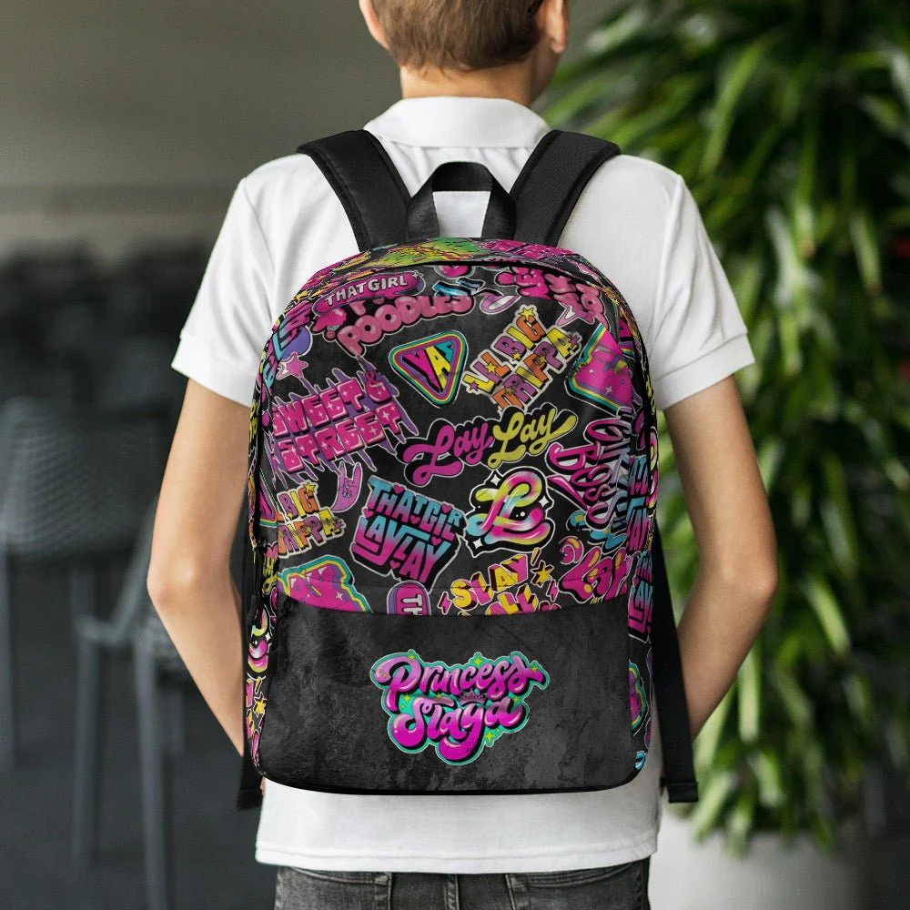 That Girl Lay Lay Princess Slaya Premium Backpack - Image 7