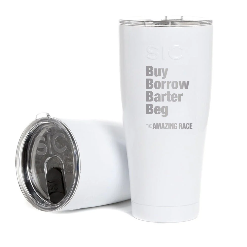 The Amazing Race Barter Laser Engraved SIC Tumbler - Image 3