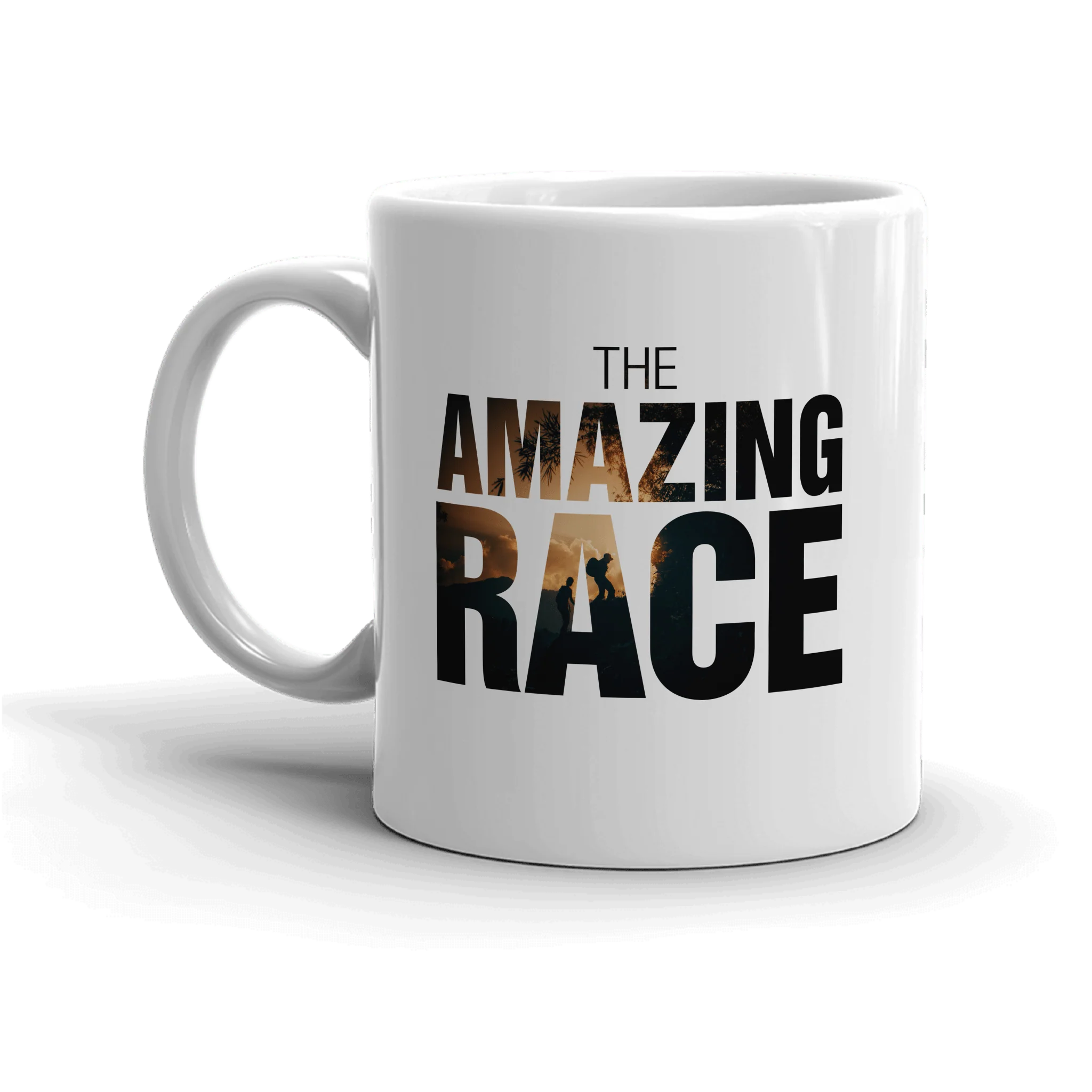 The Amazing Race Color Logo White Mug