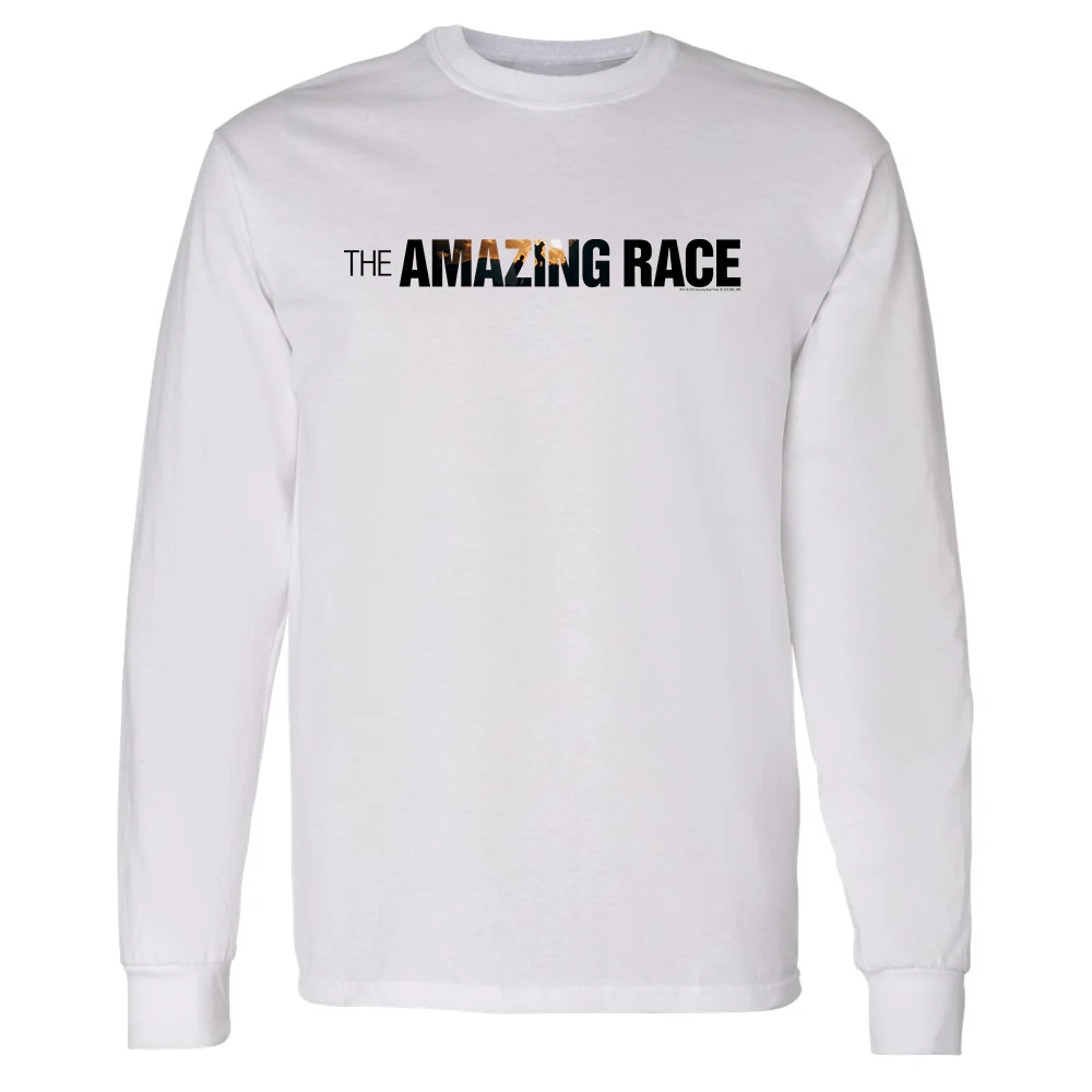 The Amazing Race Horizontal Color Logo Adult Long Sleeve T-Shirt