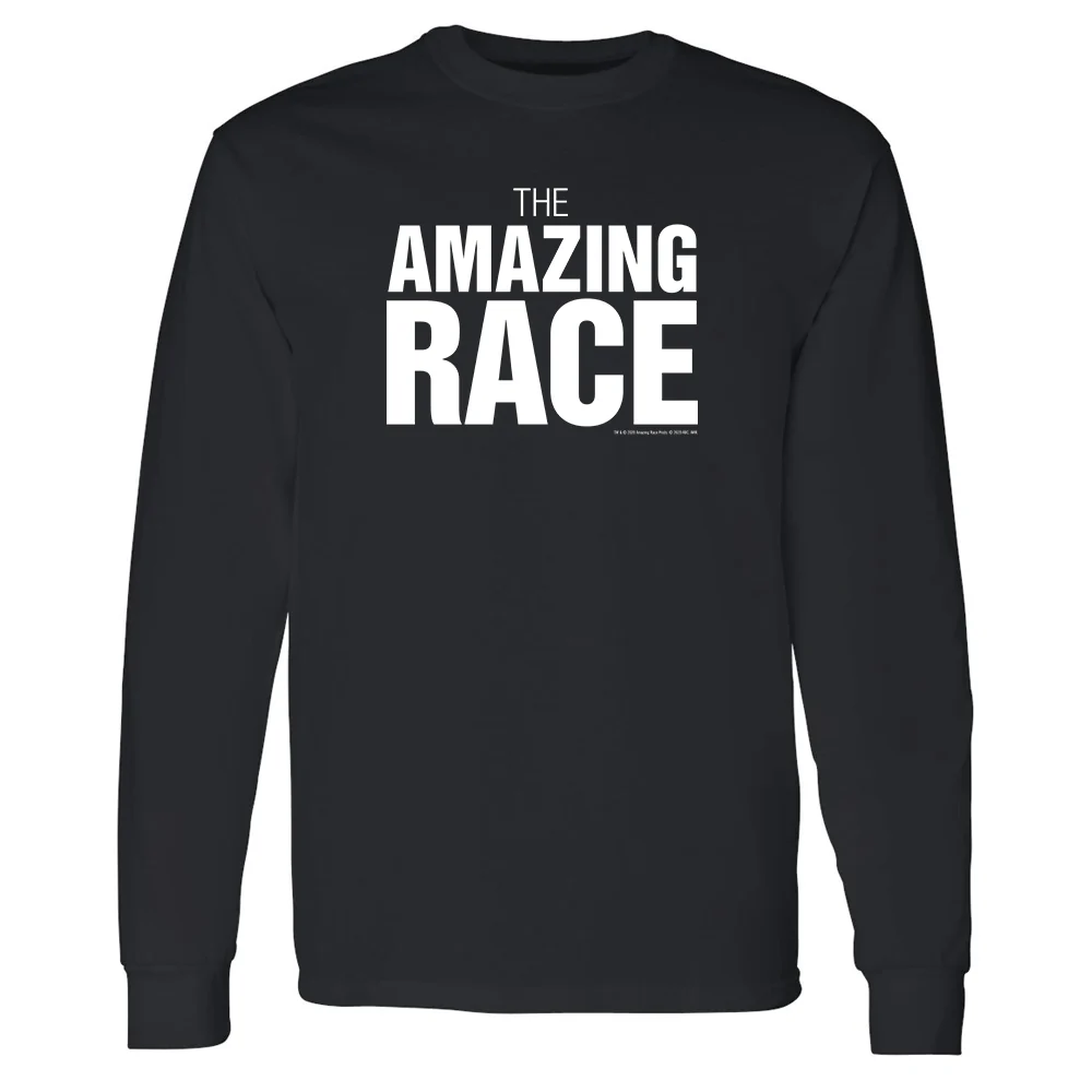 The Amazing Race One Color Logo Adult Long Sleeve T-Shirt