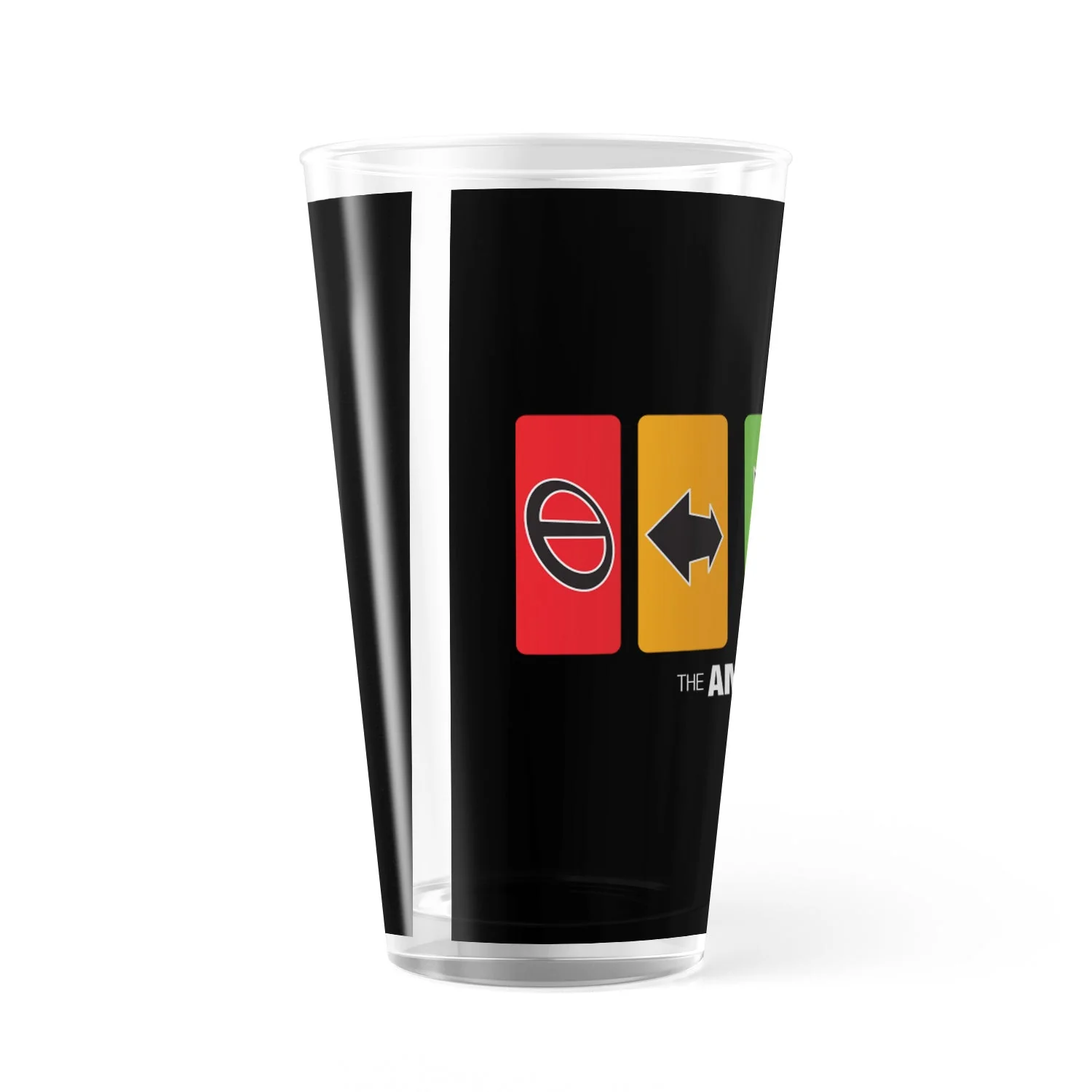 The Amazing Race Race Clues 17 oz Pint Glass - Image 2