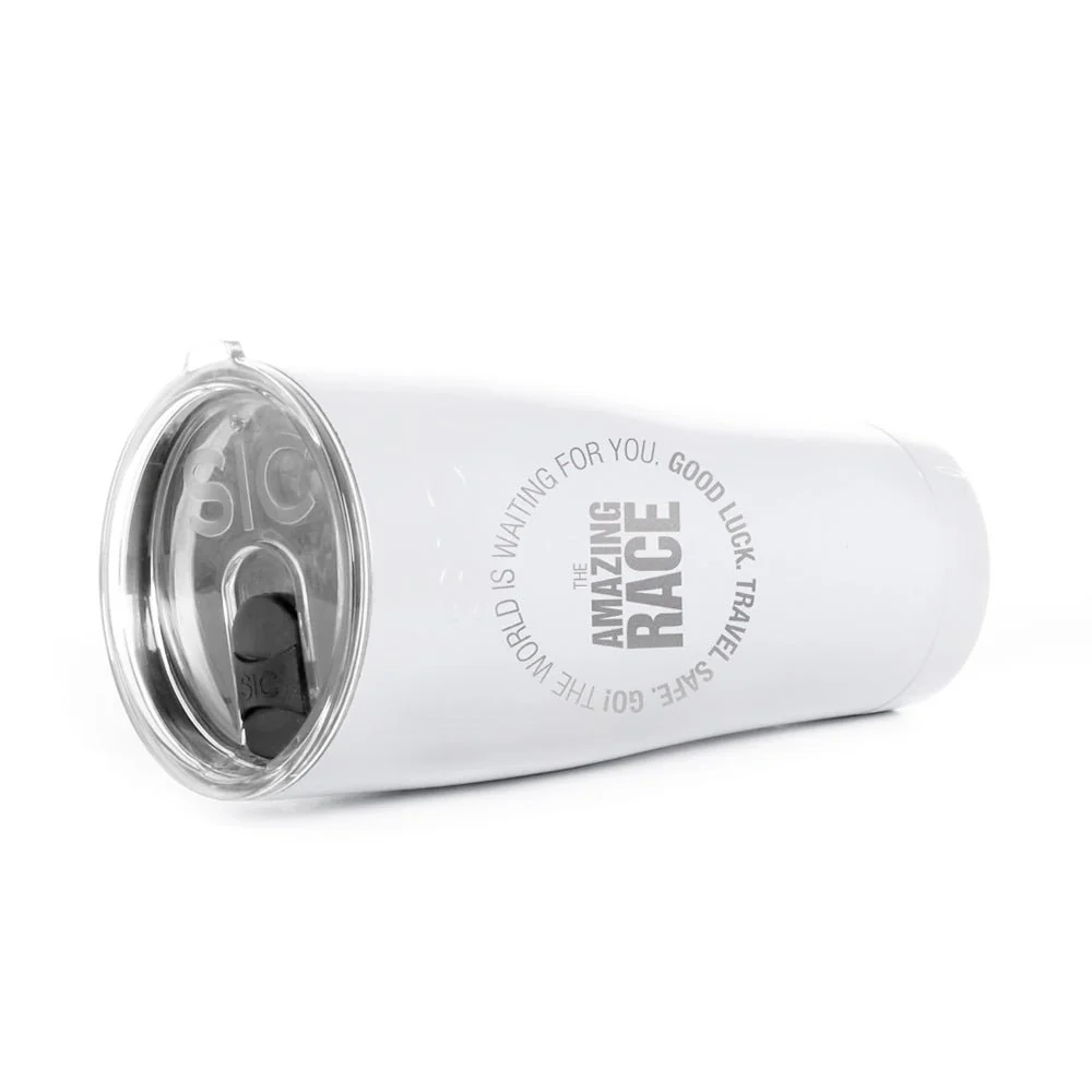The Amazing Race Starting Badge Laser Engraved SIC Tumbler - Image 2
