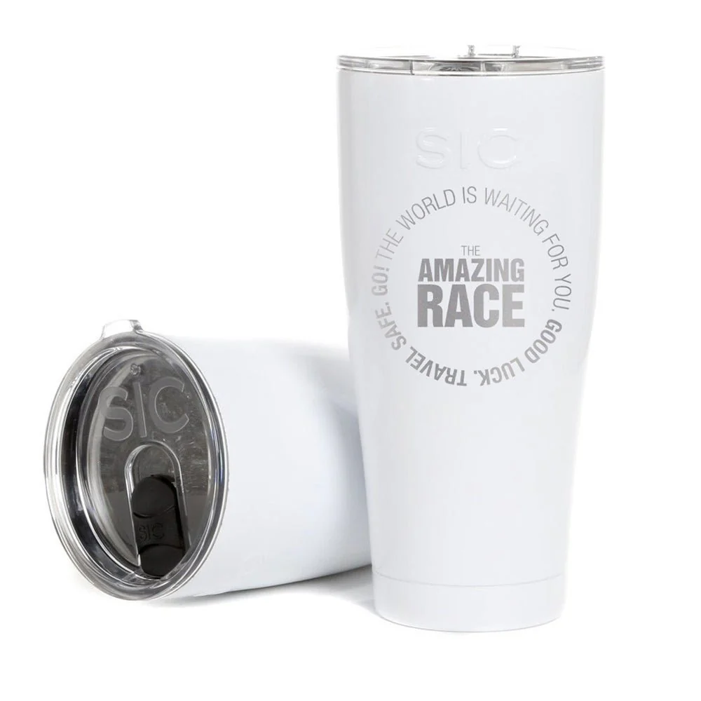 The Amazing Race Starting Badge Laser Engraved SIC Tumbler - Image 3