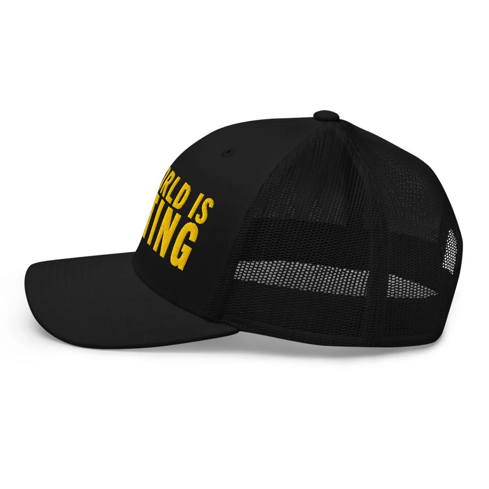 The Amazing Race The World Is Waiting Embroidered Trucker Hat - Image 7