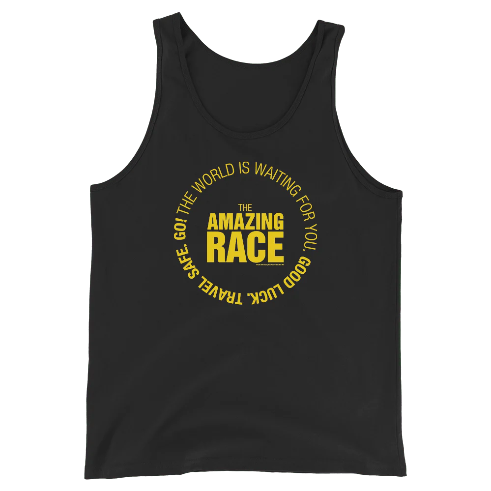 The Amazing Race Yellow Starting Adult Tank Top