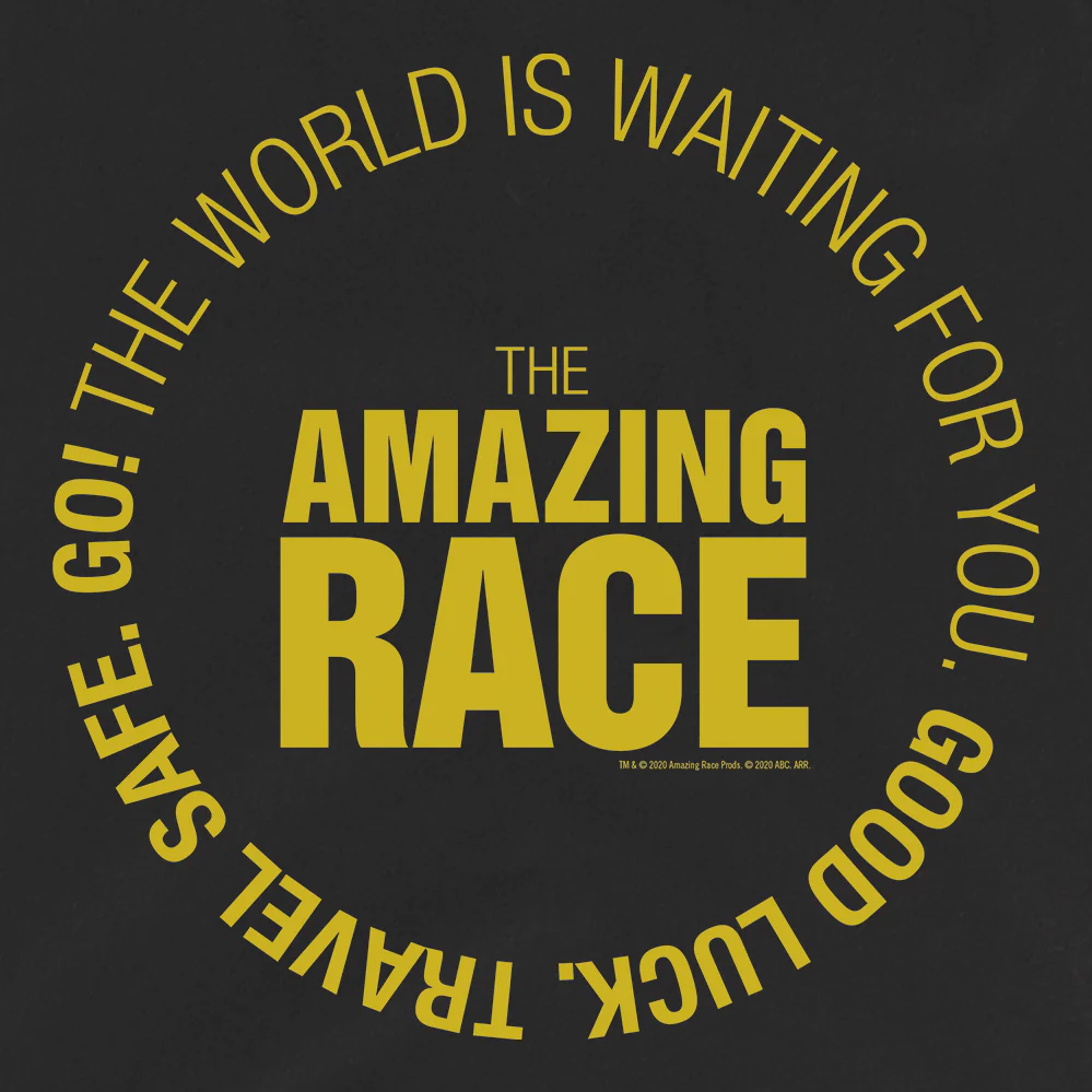 The Amazing Race Yellow Starting Adult Tank Top - Image 2