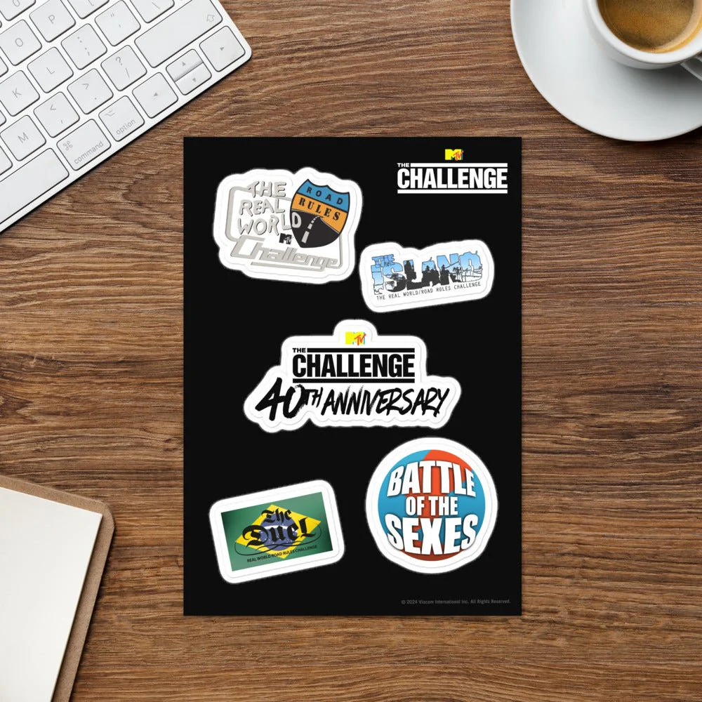 The Challenge 40th Anniversary Sticker Sheet - Image 2