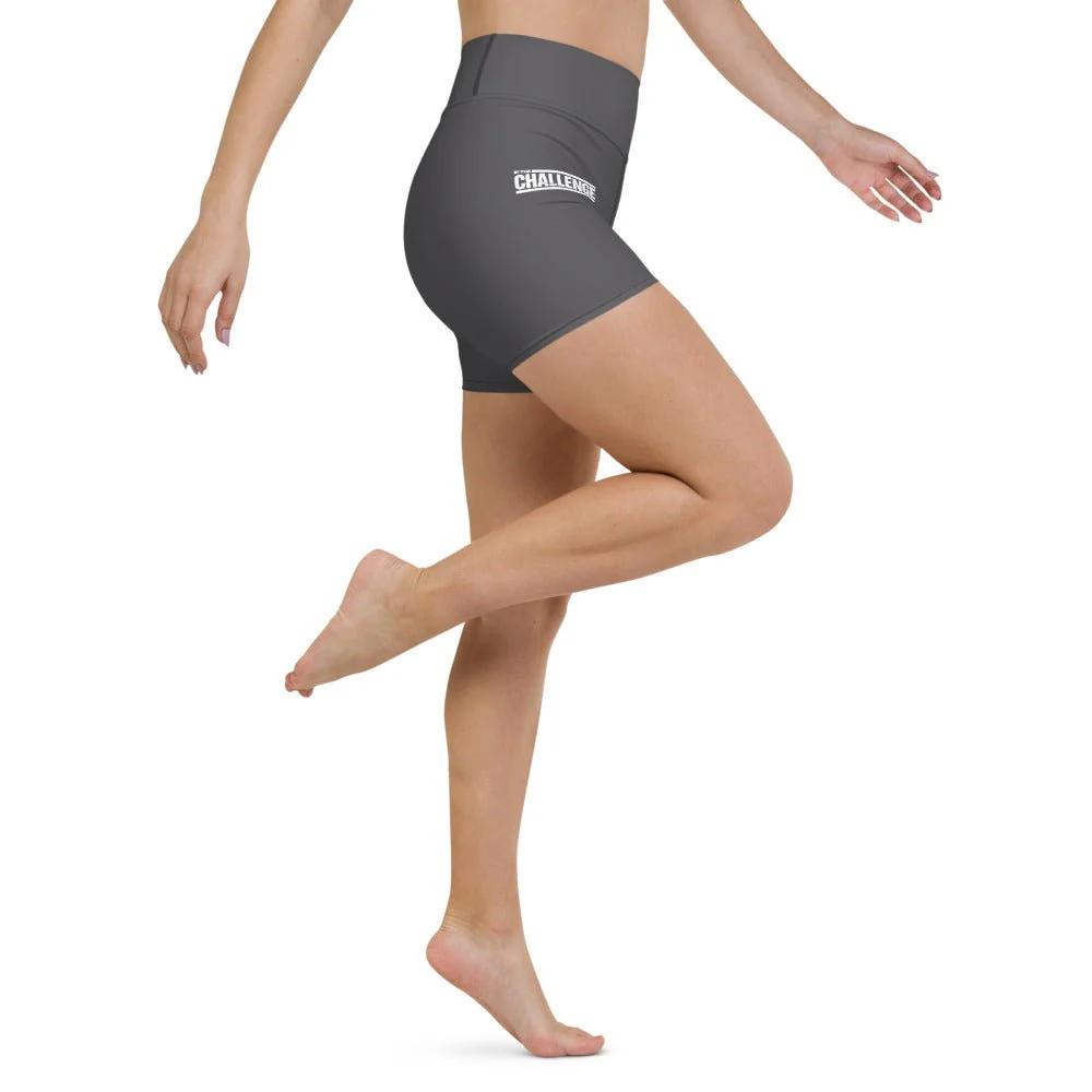 The Challenge Logo Women's Yoga Shorts - Image 2