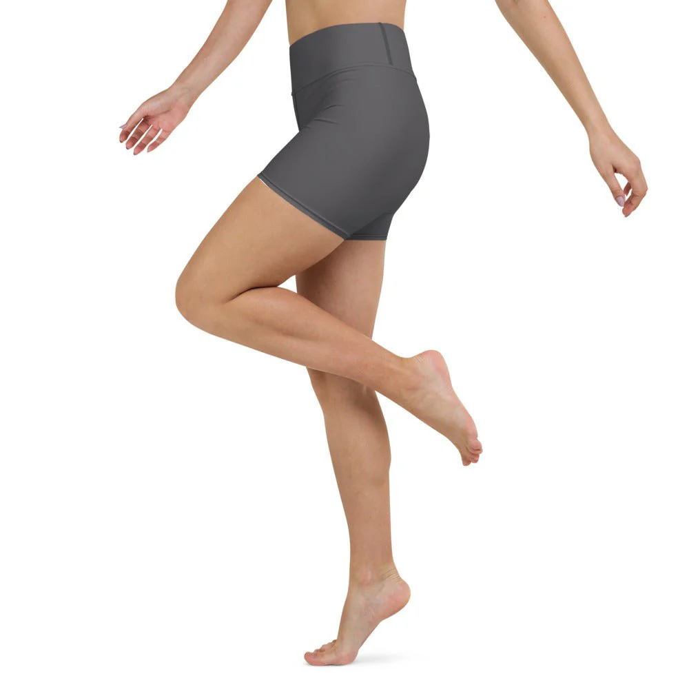The Challenge Logo Women's Yoga Shorts - Image 3