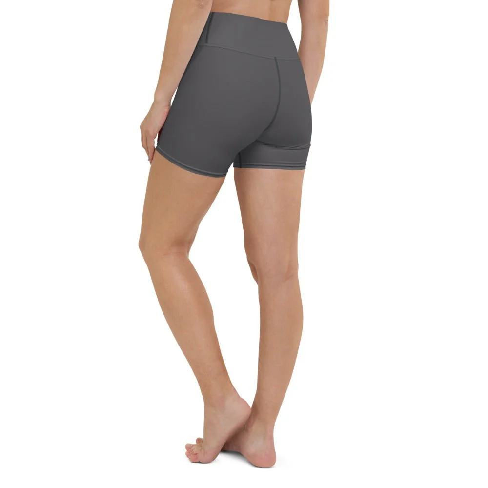 The Challenge Logo Women's Yoga Shorts - Image 4