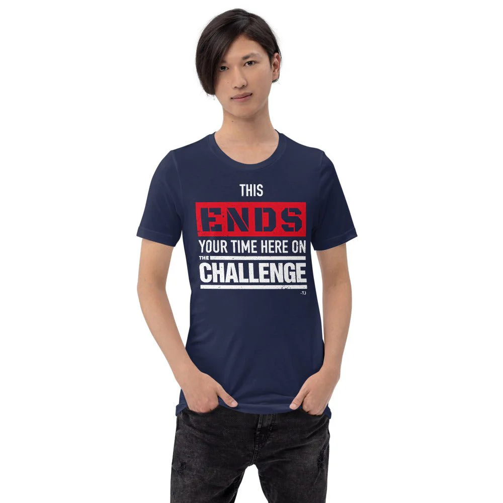 The Challenge Ends Your Time Unisex T-Shirt - Image 5