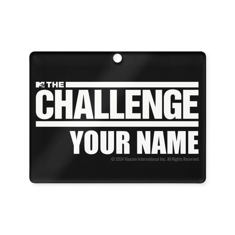 The Challenge Personalized Holiday Ornament