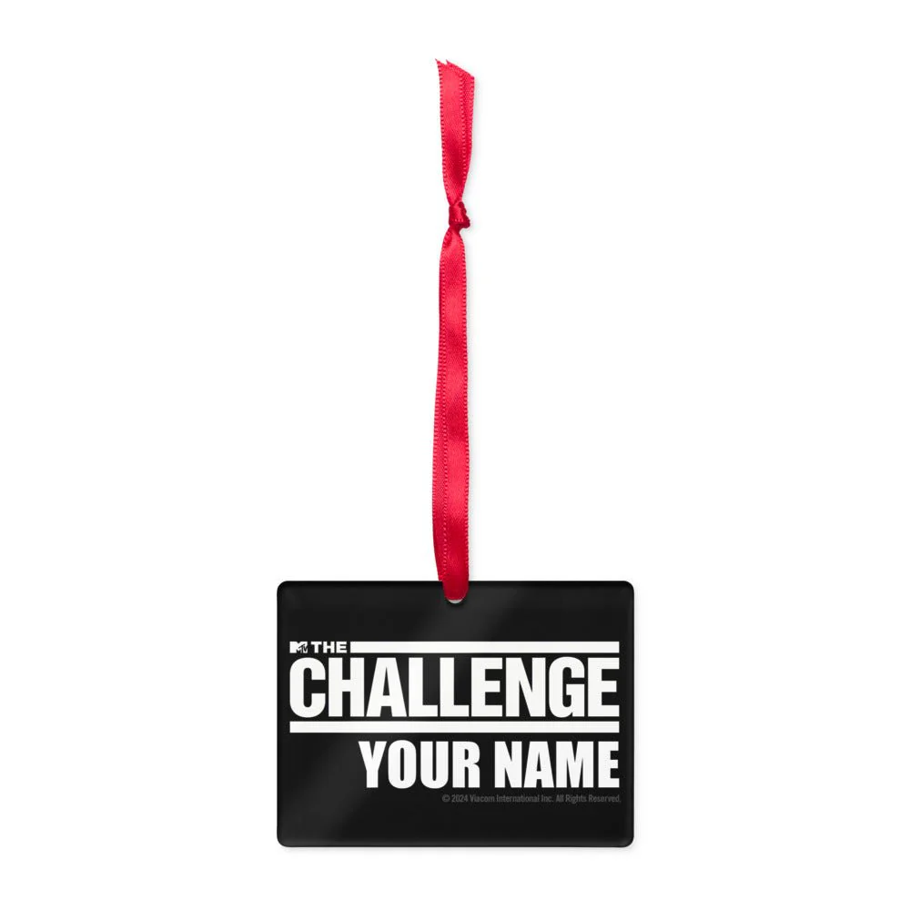 The Challenge Personalized Holiday Ornament - Image 2