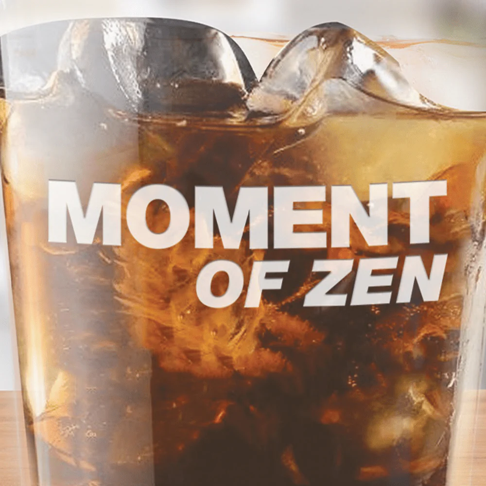 The Daily Show Moment of Zen Laser Engraved Rocks Glass - Image 2