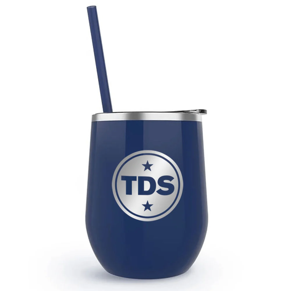 The Daily Show Moment of Zen Laser Engraved Wine Tumbler with Straw - Image 3
