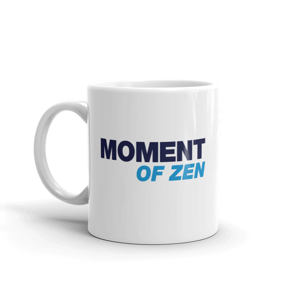 The Daily Show with Trevor Noah Moment of Zen White Mug
